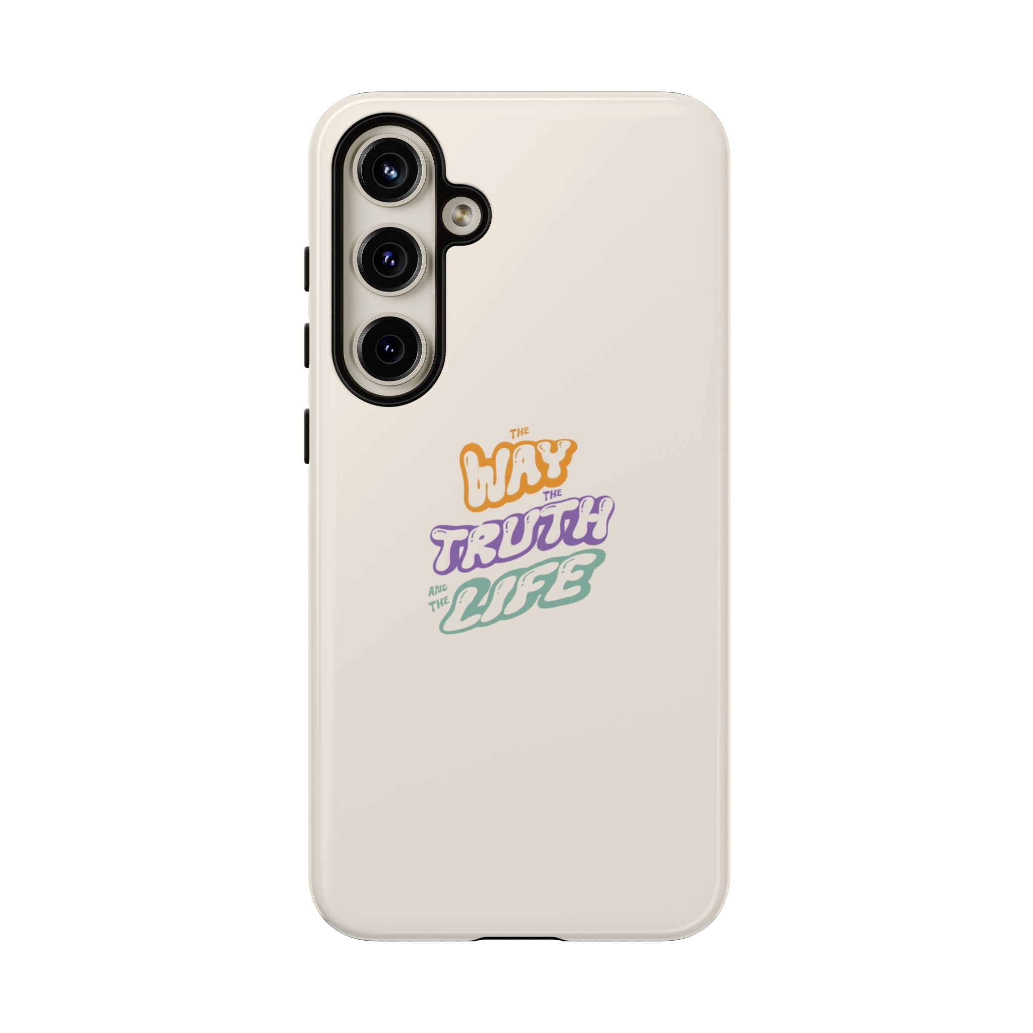 'Way,Truth,Life' Pastel Graphic Protective Tough Case