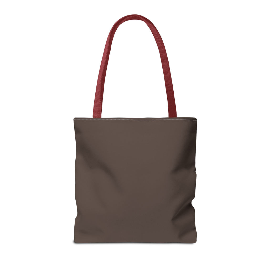 Surrounded by His Goodness Tote Bag — Faith Floral Scripture Shopper
