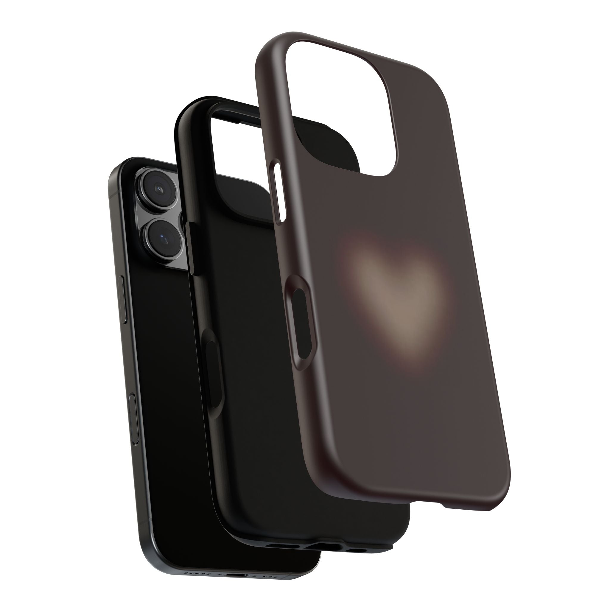 Tough Cases — Blurred Heart Protective iPhone Case