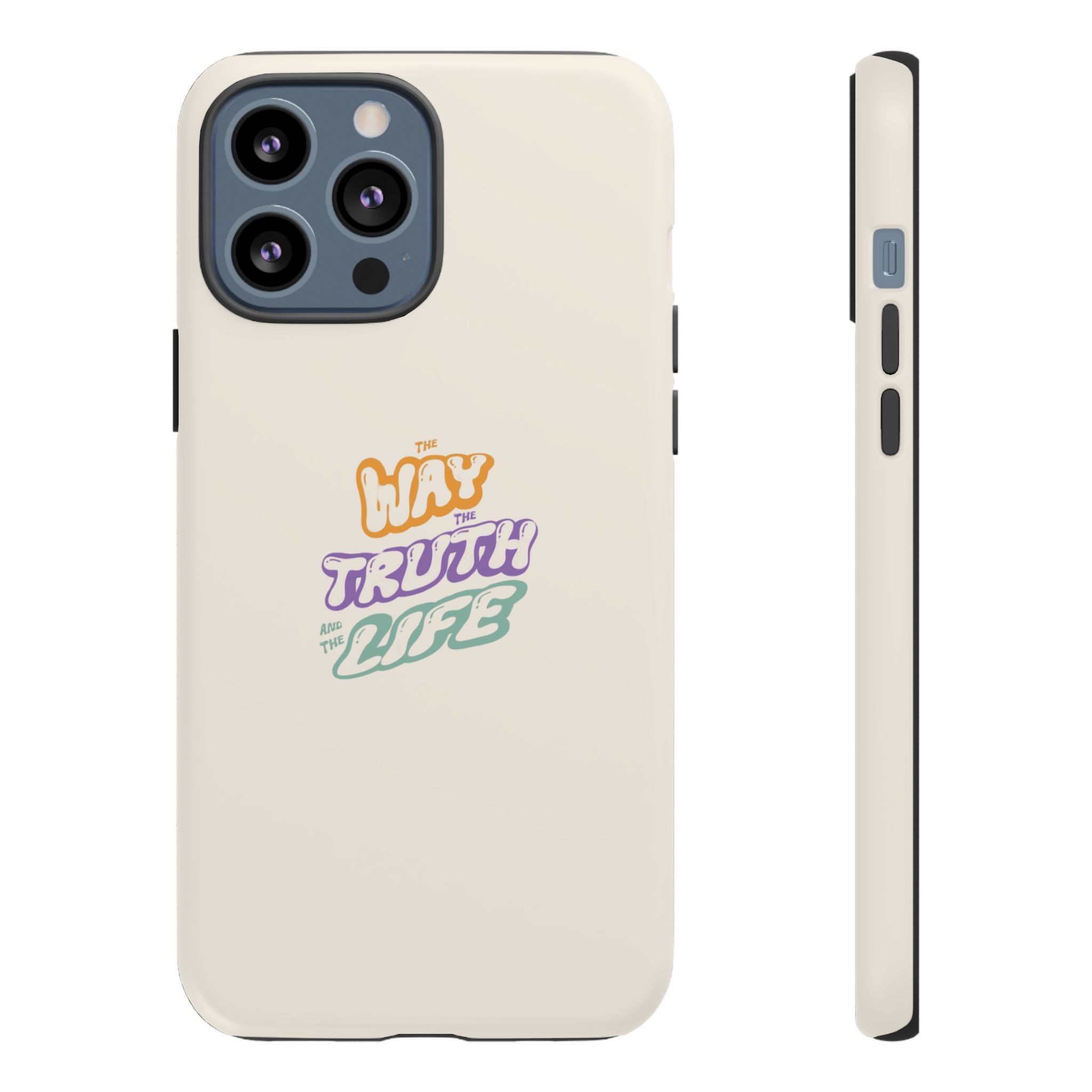 'Way,Truth,Life' Pastel Graphic Protective Tough Case