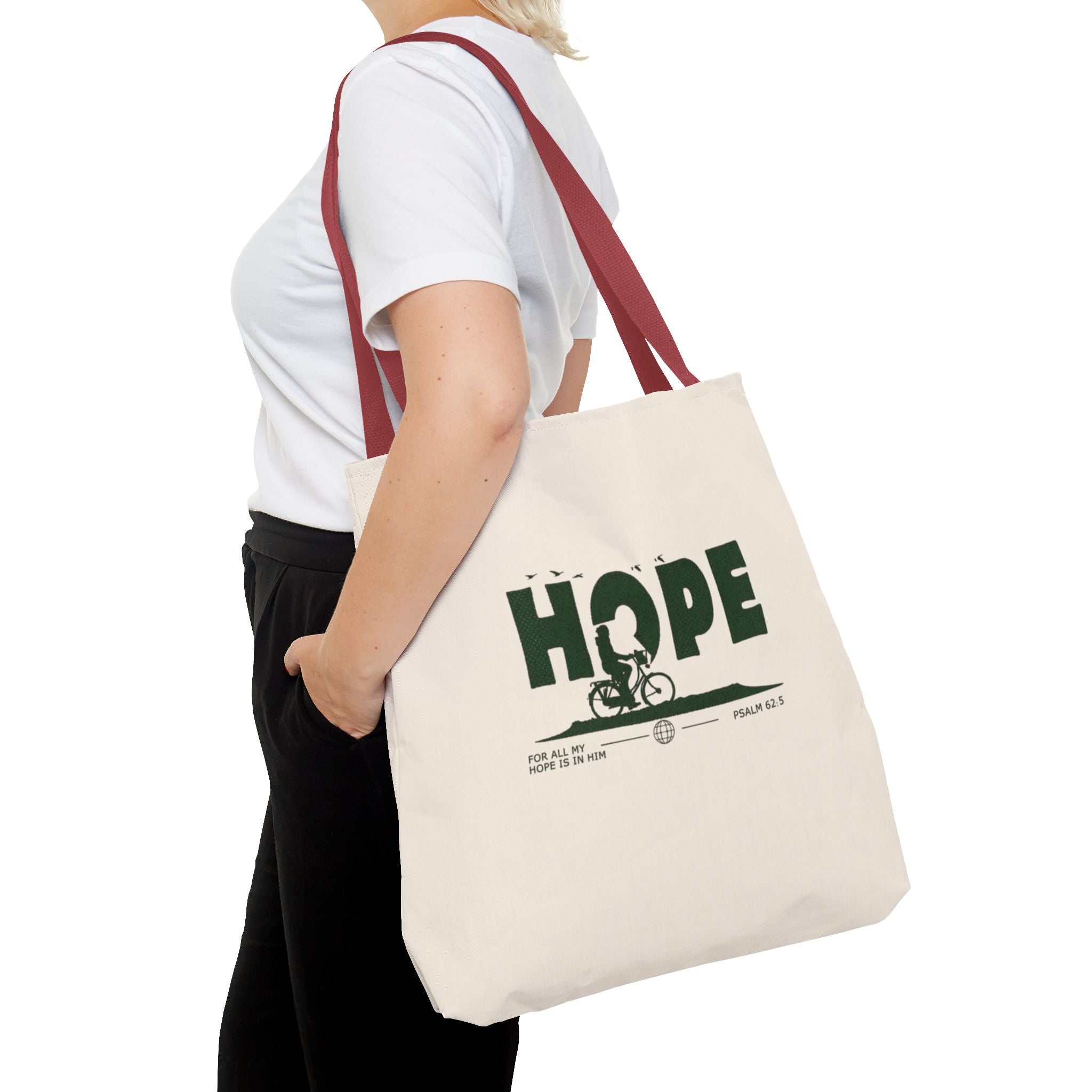 "Hope" Tote Bag — Inspirational Canvas Tote