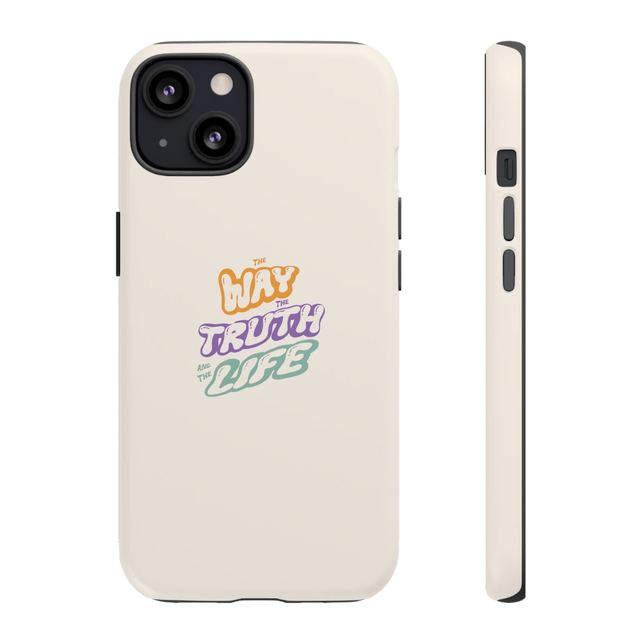 'Way,Truth,Life' Pastel Graphic Protective Tough Case
