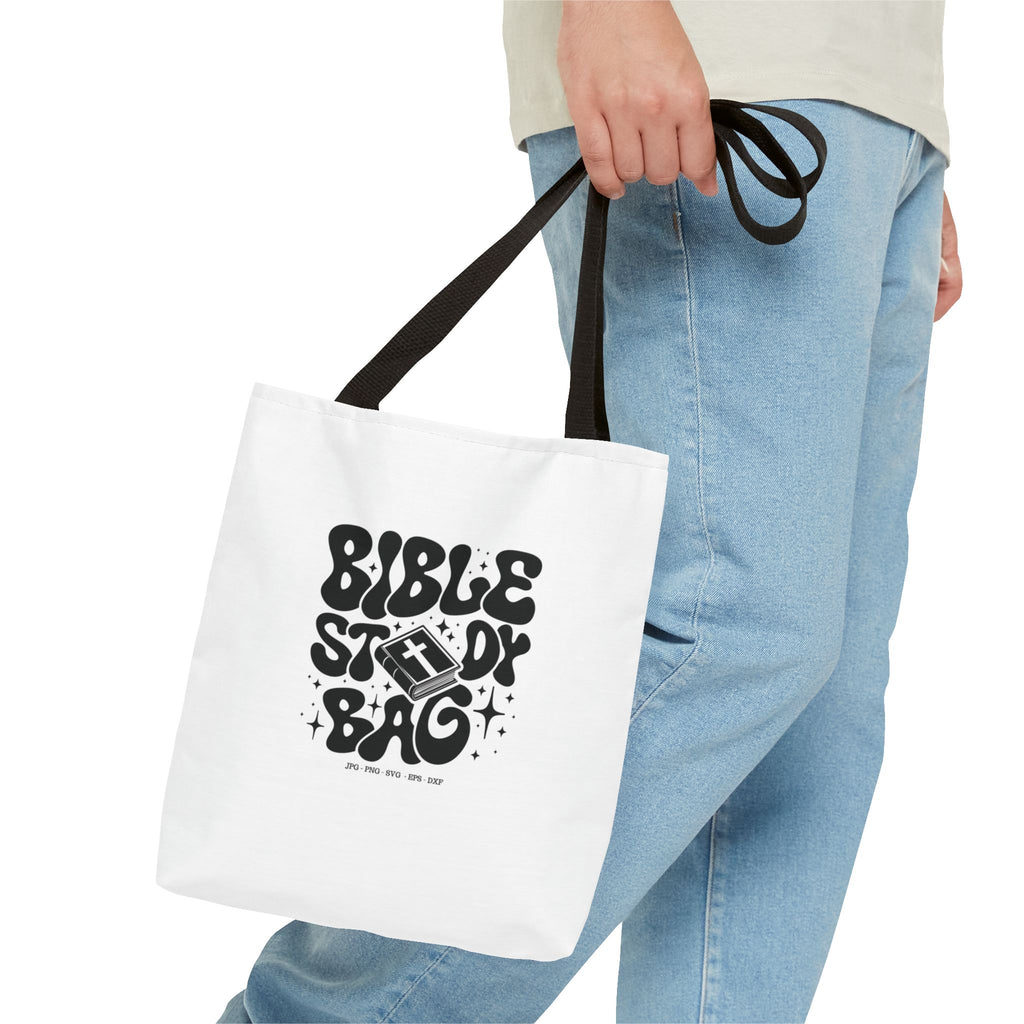 Bible Study Tote Bag – Faith-Inspired Scripture Carryall