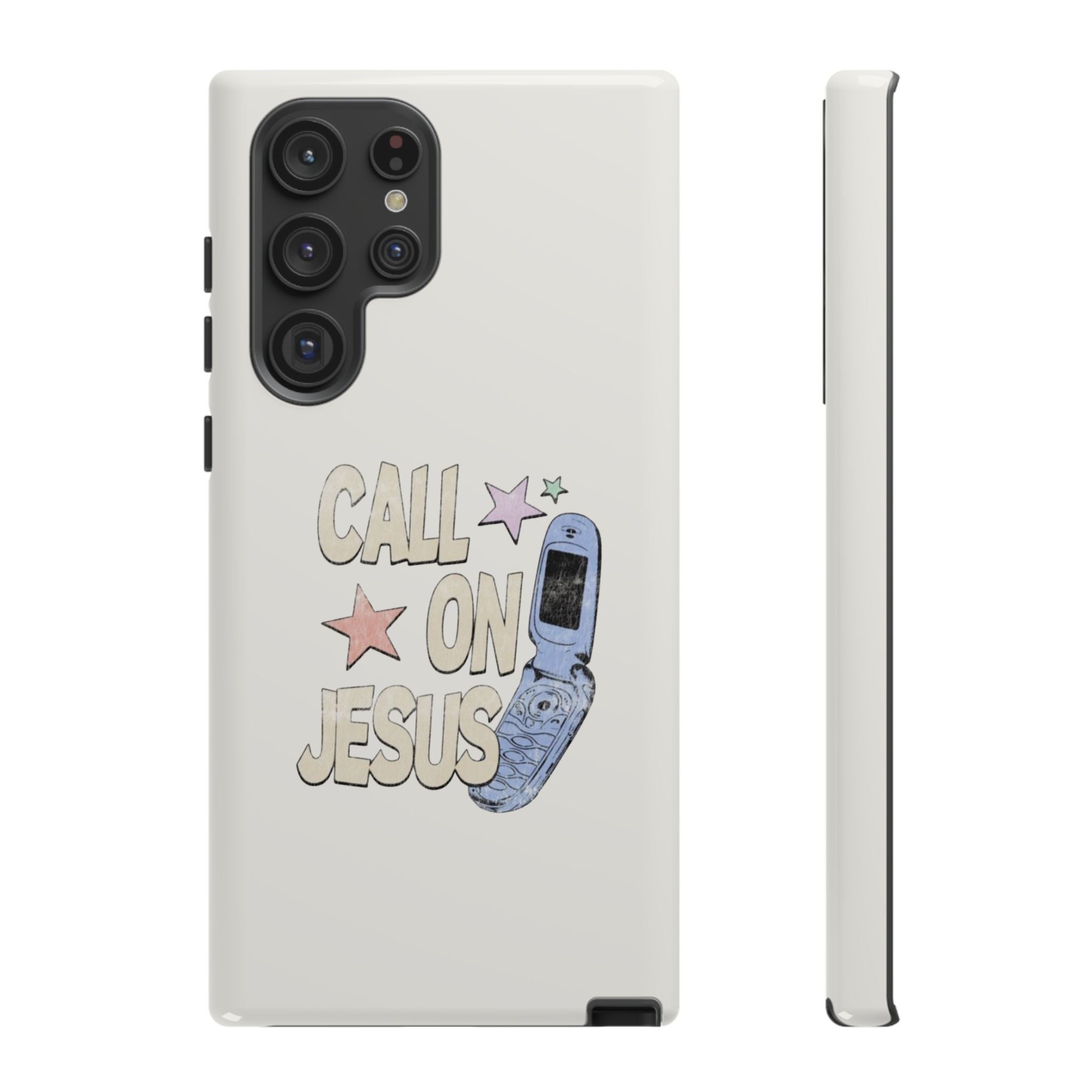 Call On Jesus Phone Case — Faith-Inspired Tough Phone Cover