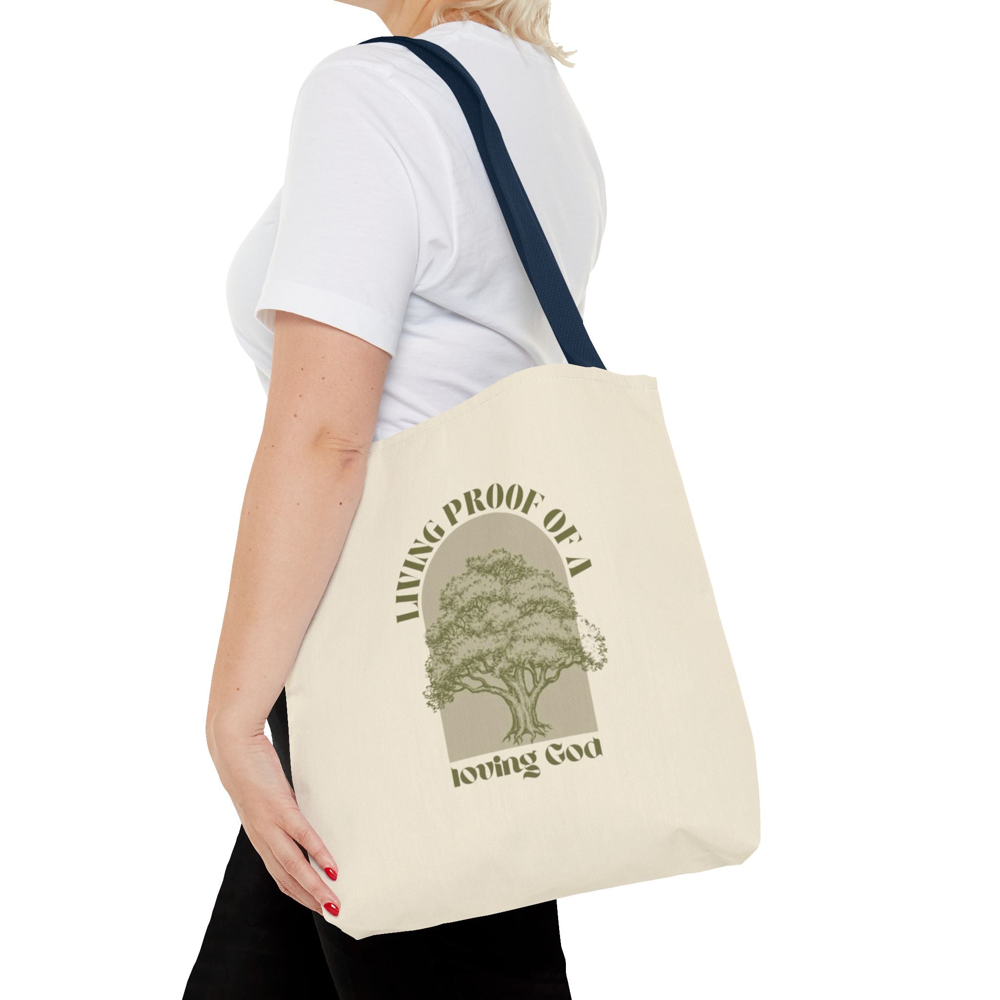 Living Proof Of A Loving God Tote Bag