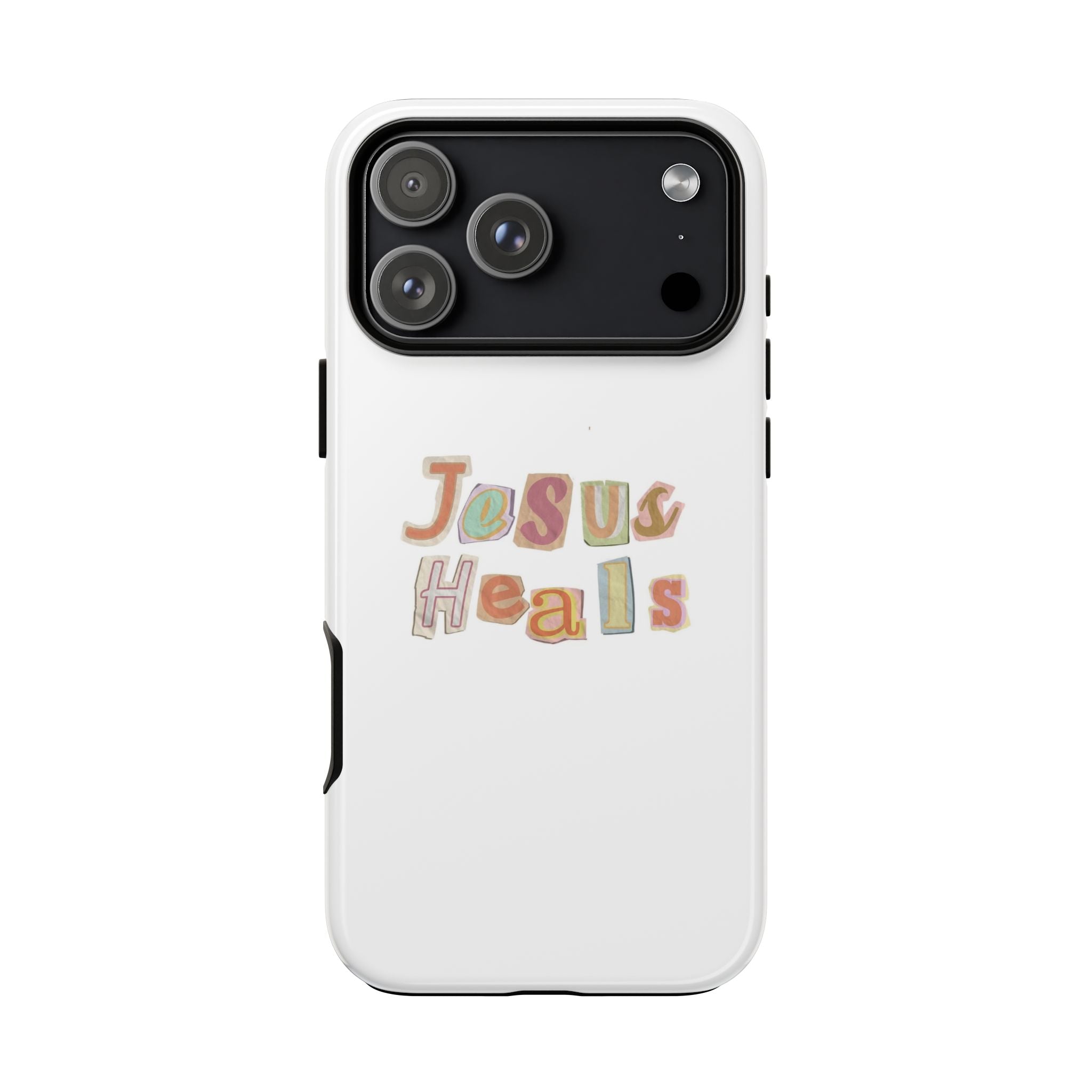 Jesus Heals Phone Case — Christian Faith Inspirational Tough Case