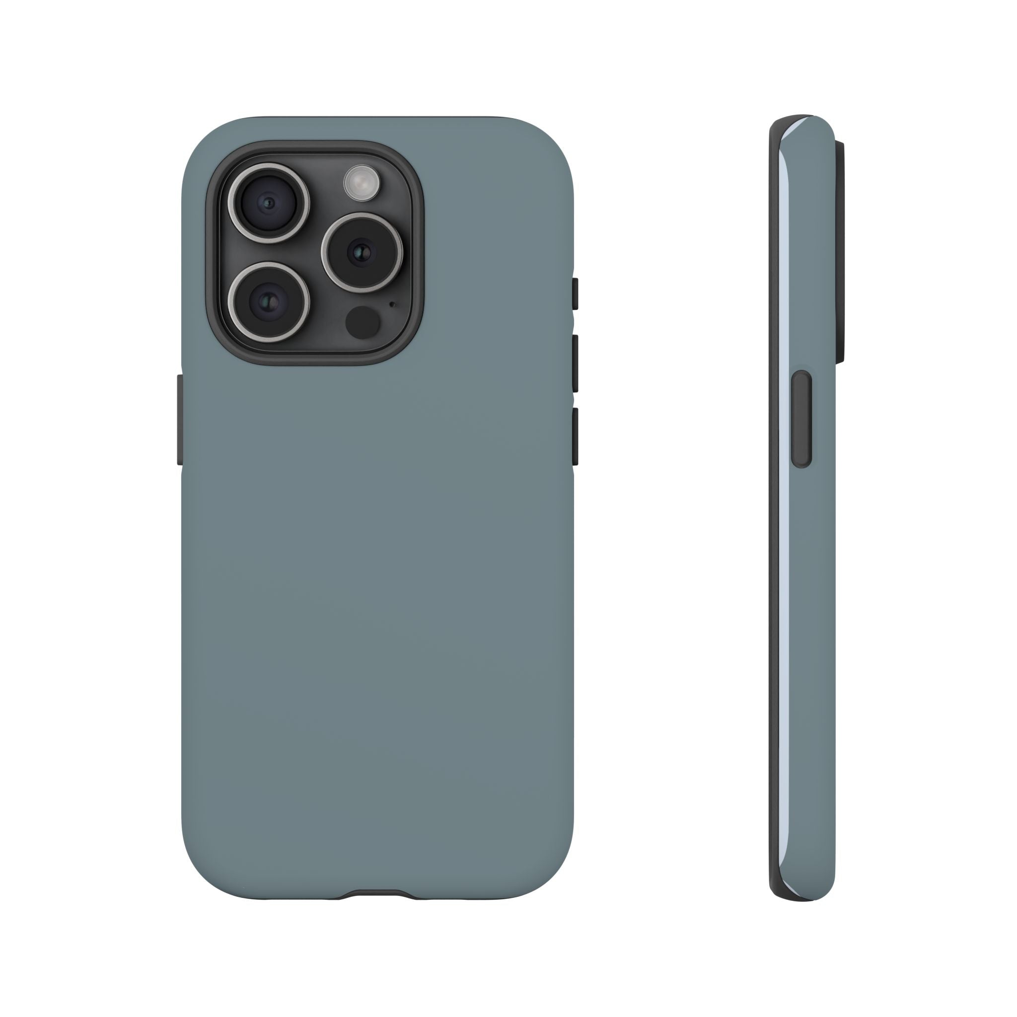 Tough iPhone Case - Blue/Grey Color