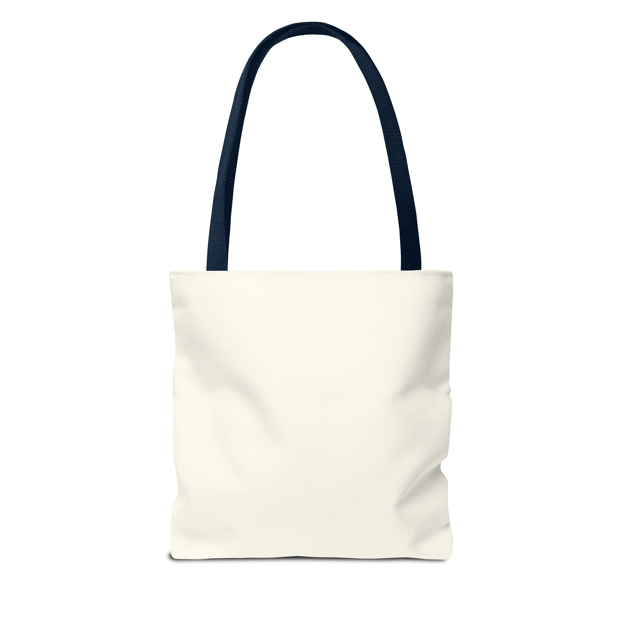 Heaven Music Tote Bag - Retro Blue Graphic All-Over Print