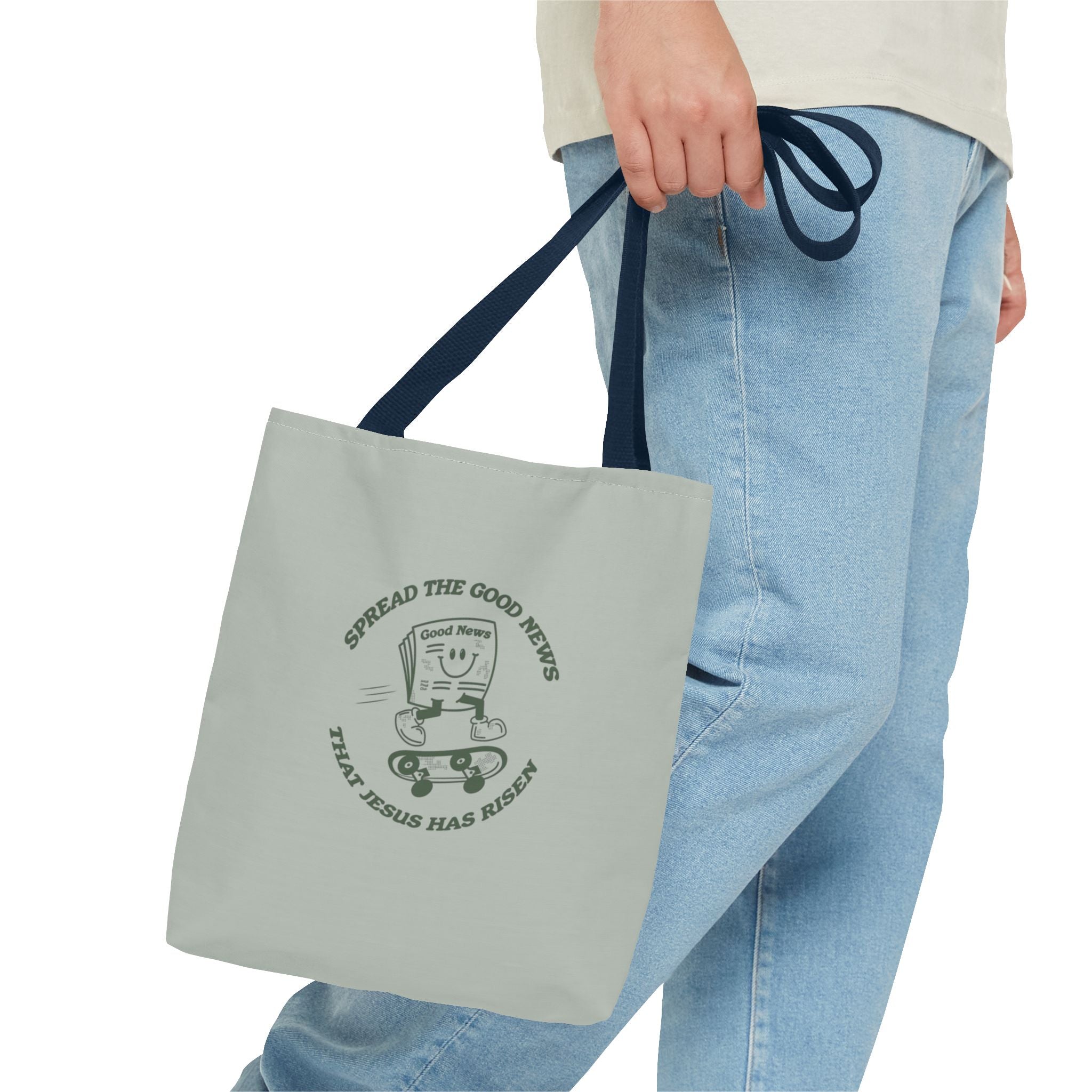 "Jesus Has Risen" Quote Tote Bag