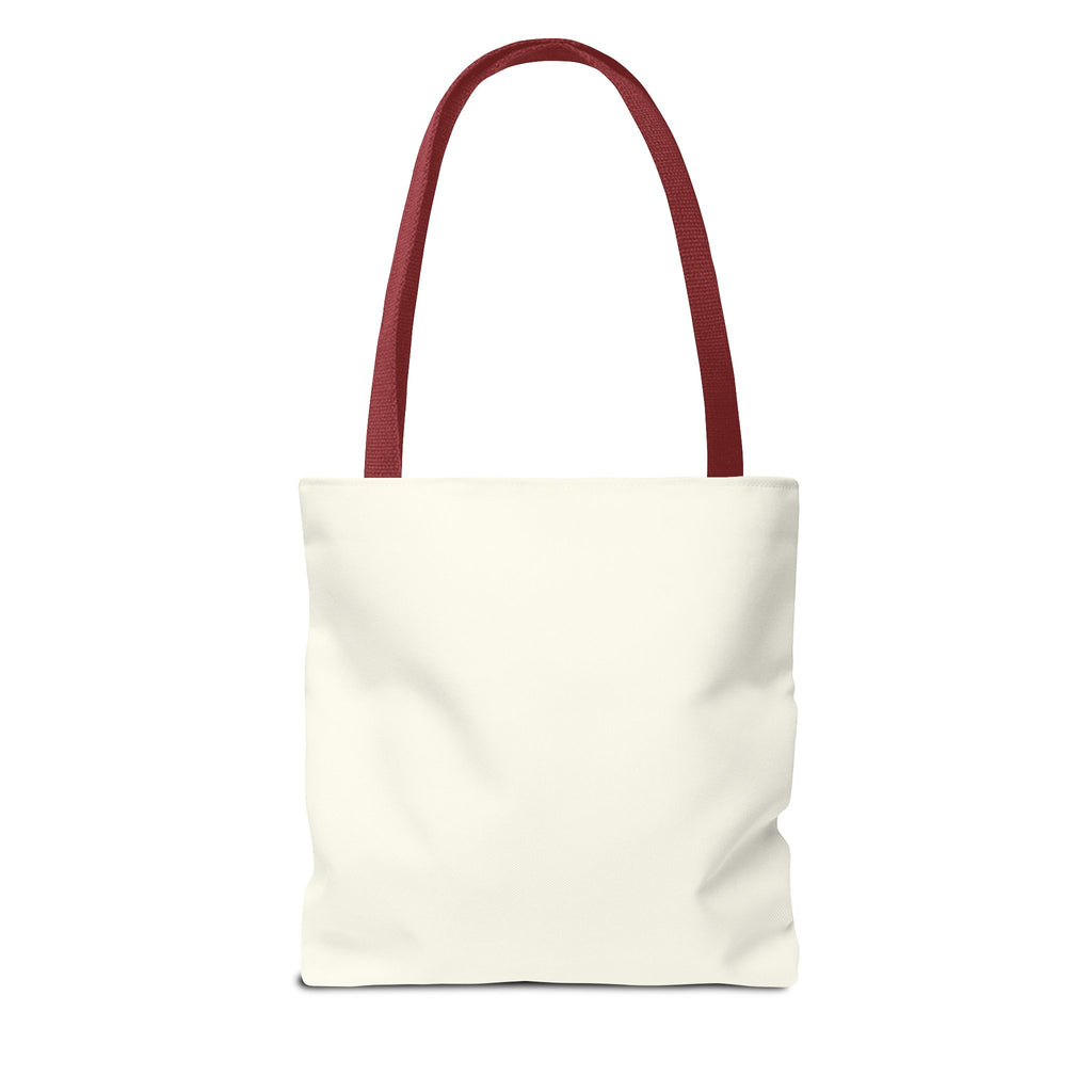 Heaven Music Tote Bag - Retro Blue Graphic All-Over Print