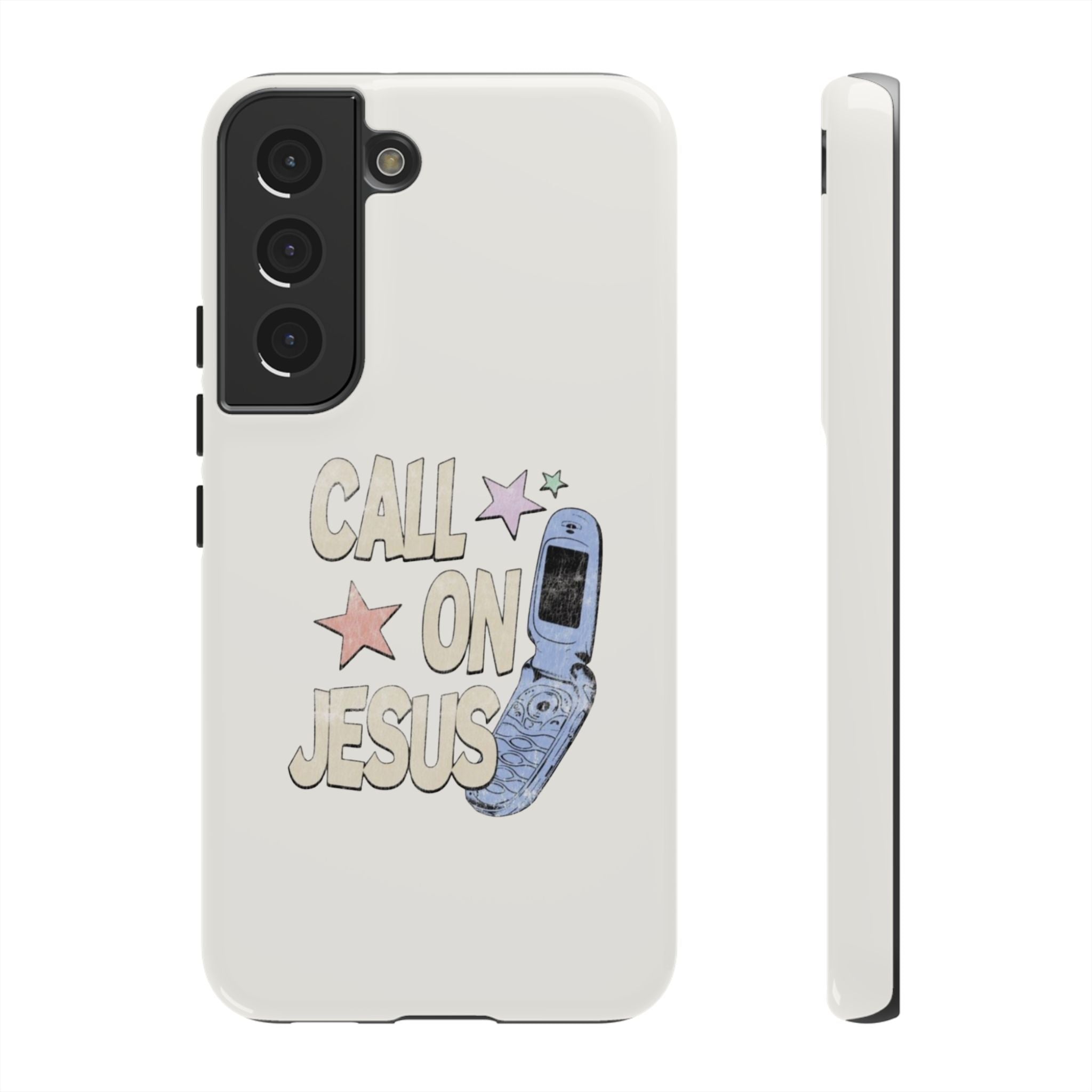 Call On Jesus Phone Case — Faith-Inspired Tough Phone Cover