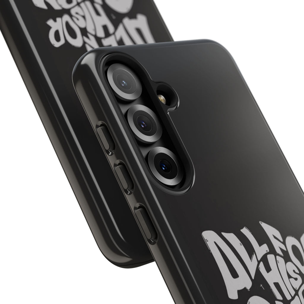 All For His Glory Phone Case — Christian Faith Script Protective Cover