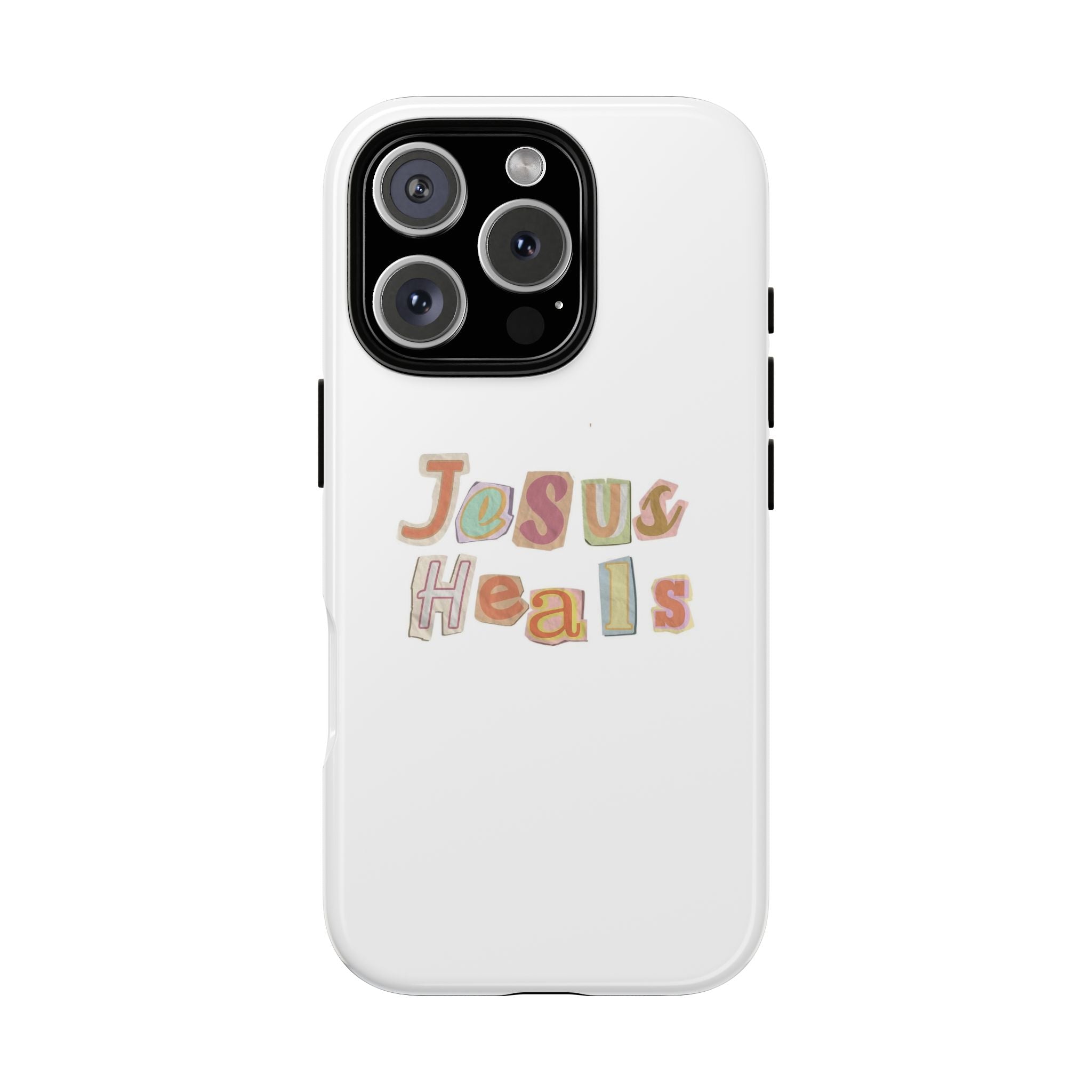 Jesus Heals Phone Case — Christian Faith Inspirational Tough Case