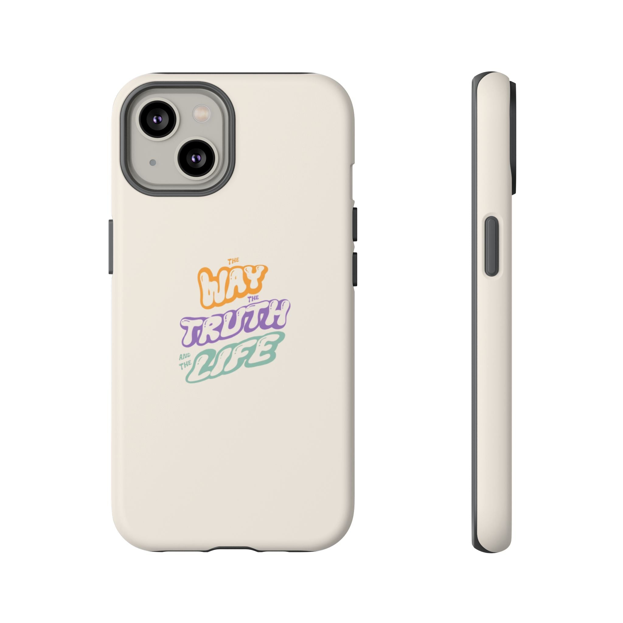 'Way,Truth,Life' Pastel Graphic Protective Tough Case