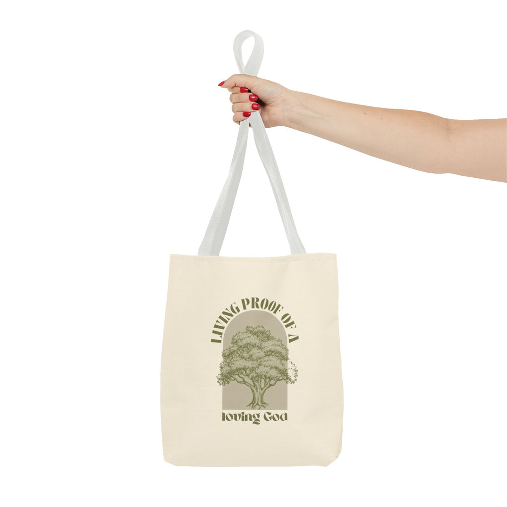 Living Proof Of A Loving God Tote Bag