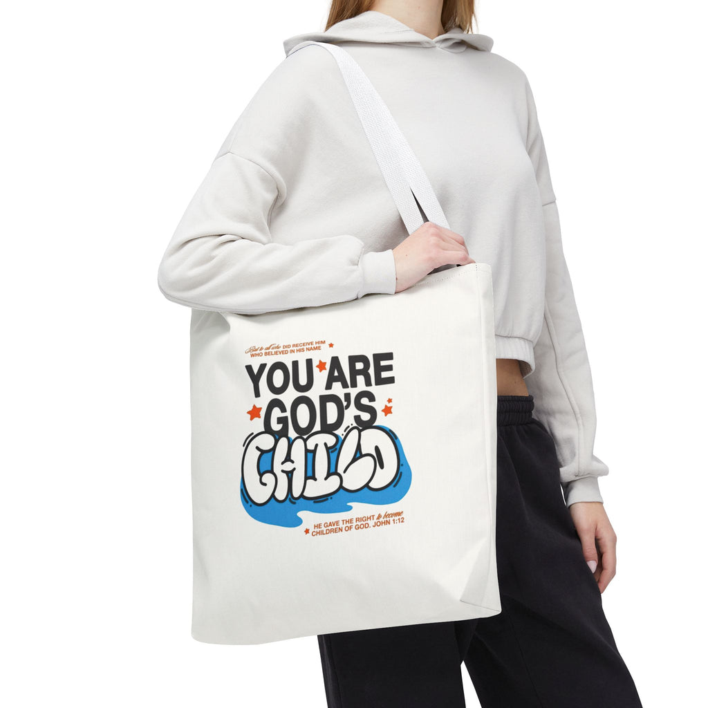 Inspirational "You Are God's Child" Tote Bag