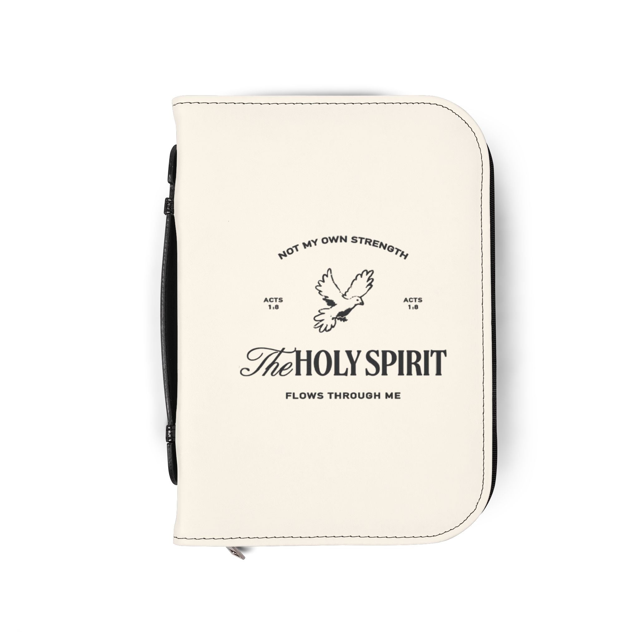 “The Holy Spirit Flows Through Me” Dove Zippered Bible Cover