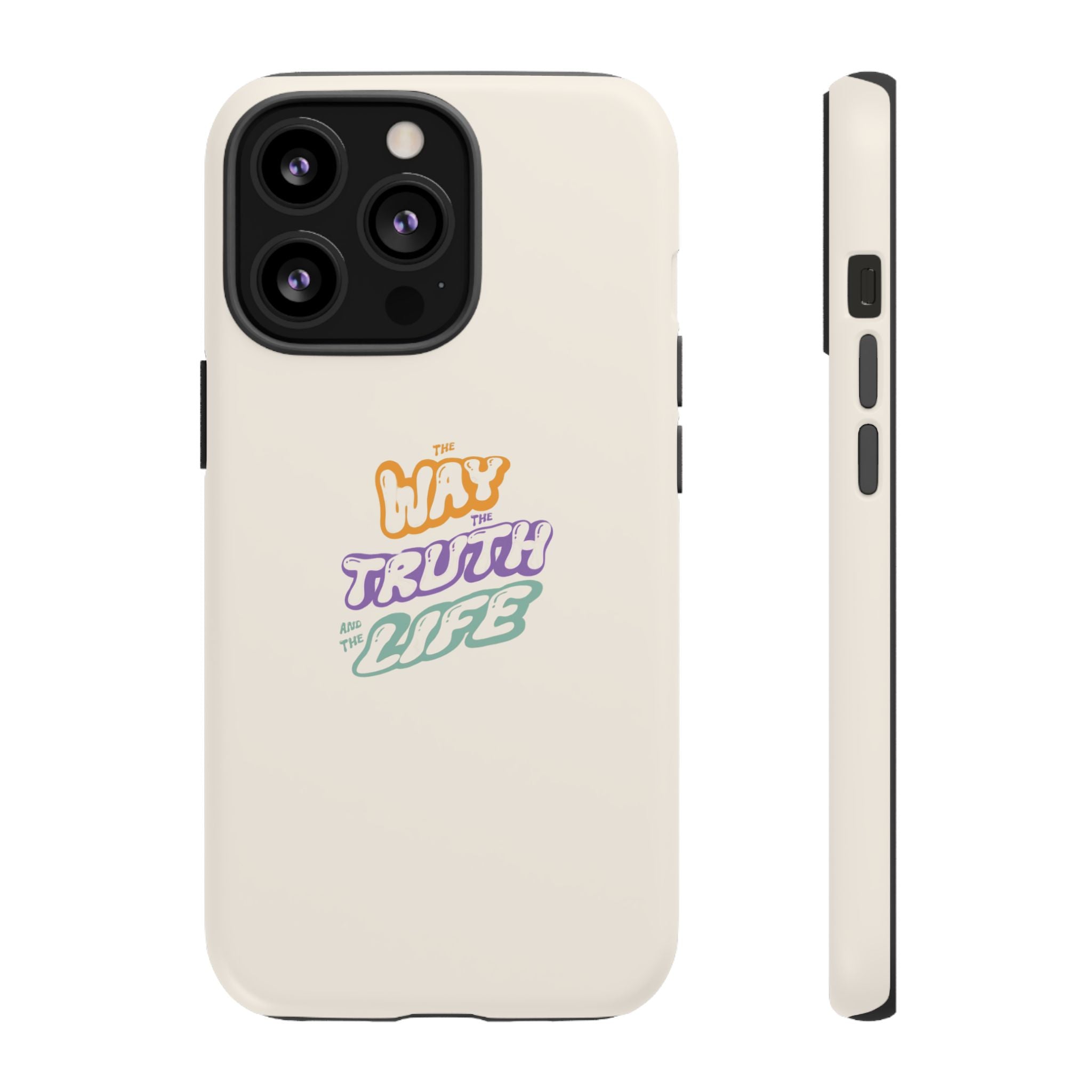 'Way,Truth,Life' Pastel Graphic Protective Tough Case