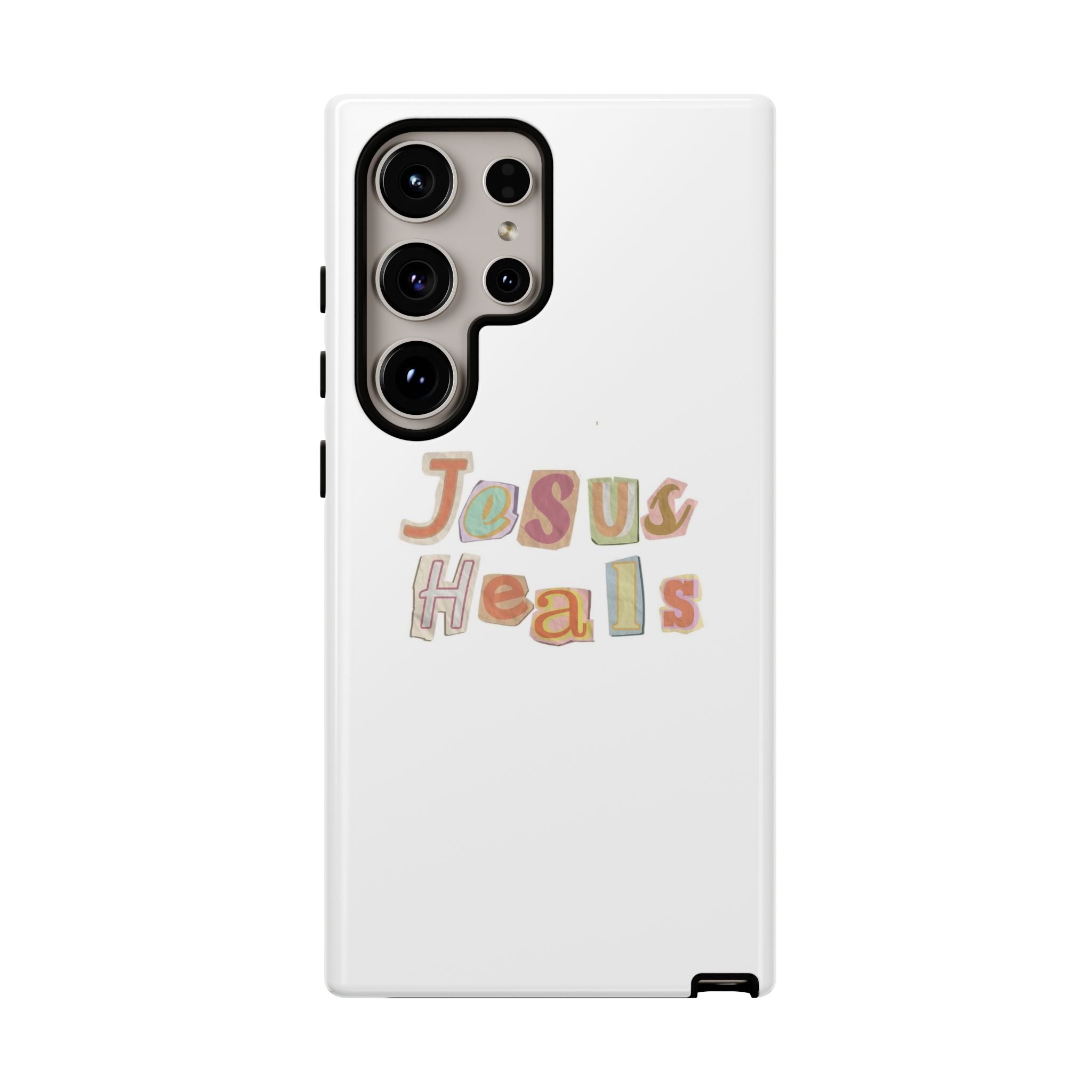 Jesus Heals Phone Case — Christian Faith Inspirational Tough Case
