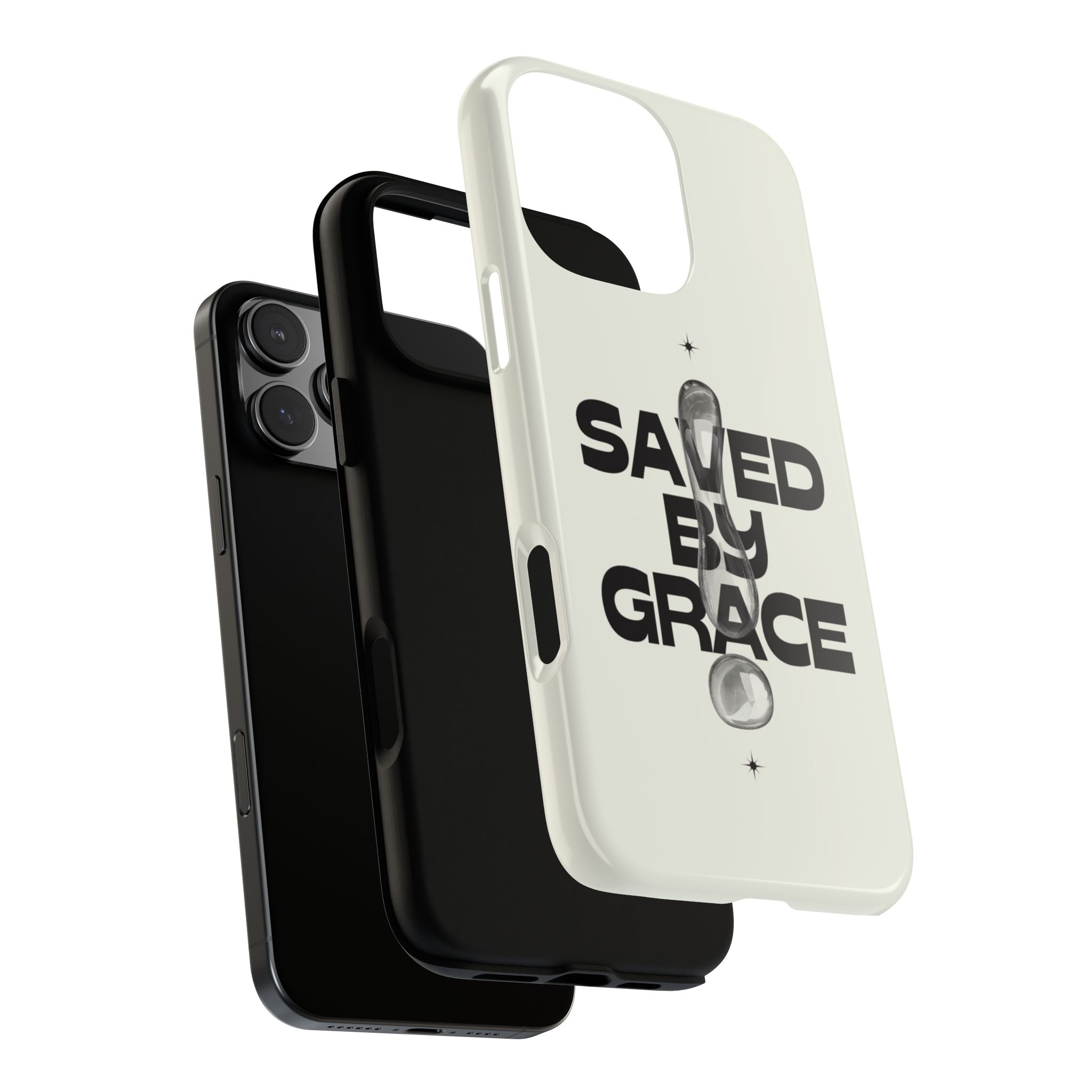 Saved By Grace Tough Phone Case — Christian Faith iPhone Cover