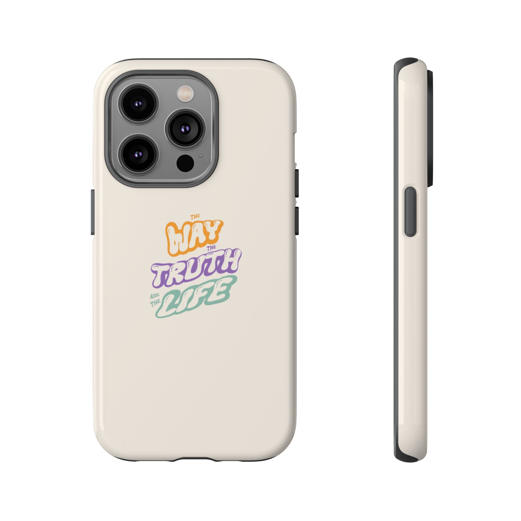 'Way,Truth,Life' Pastel Graphic Protective Tough Case