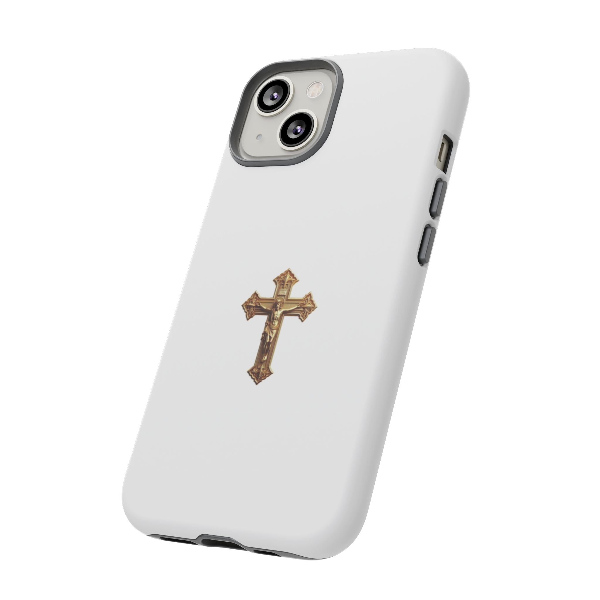 Gold Cross Tough Phone Case | Protective Cover