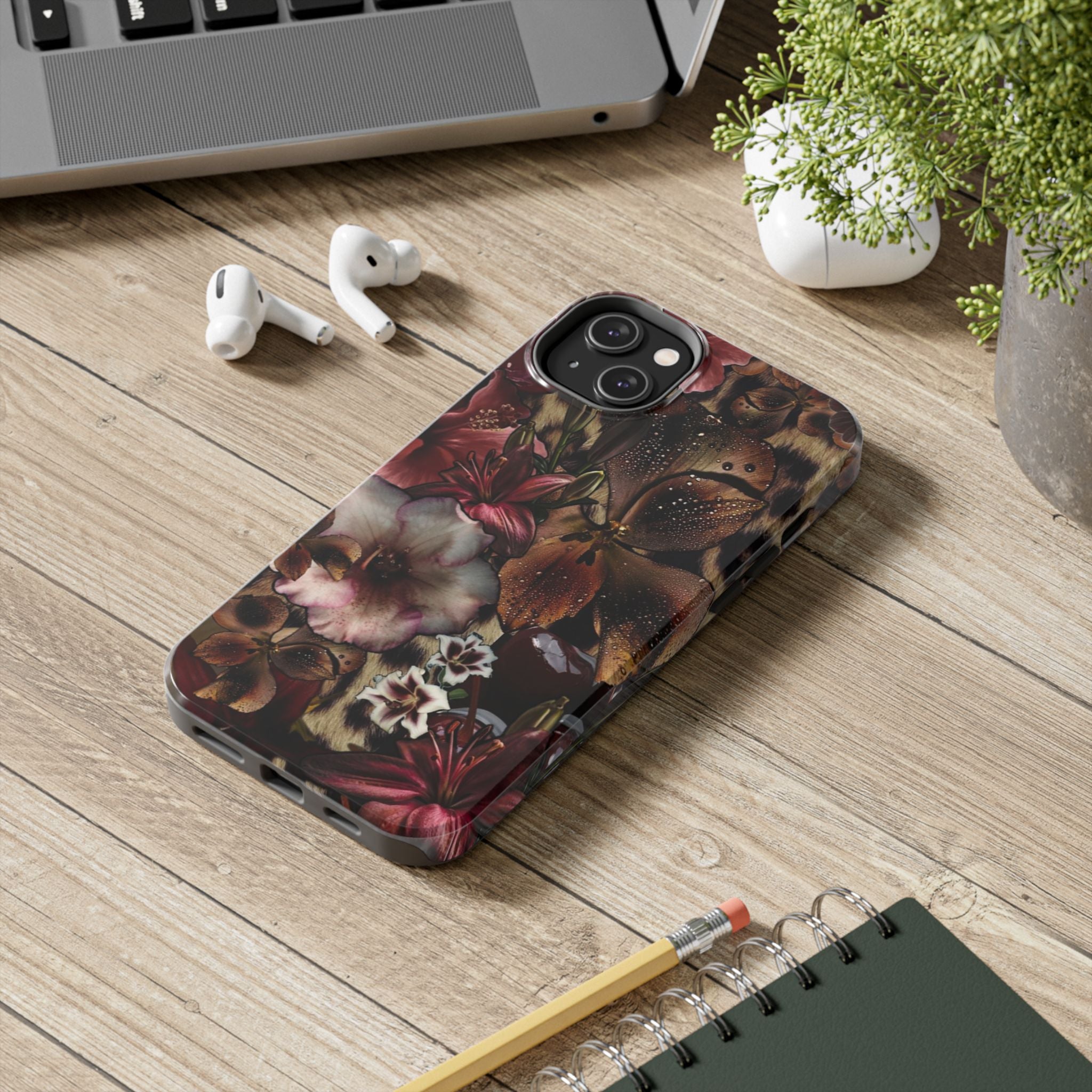 Floral Dark Luxe iPhone Case