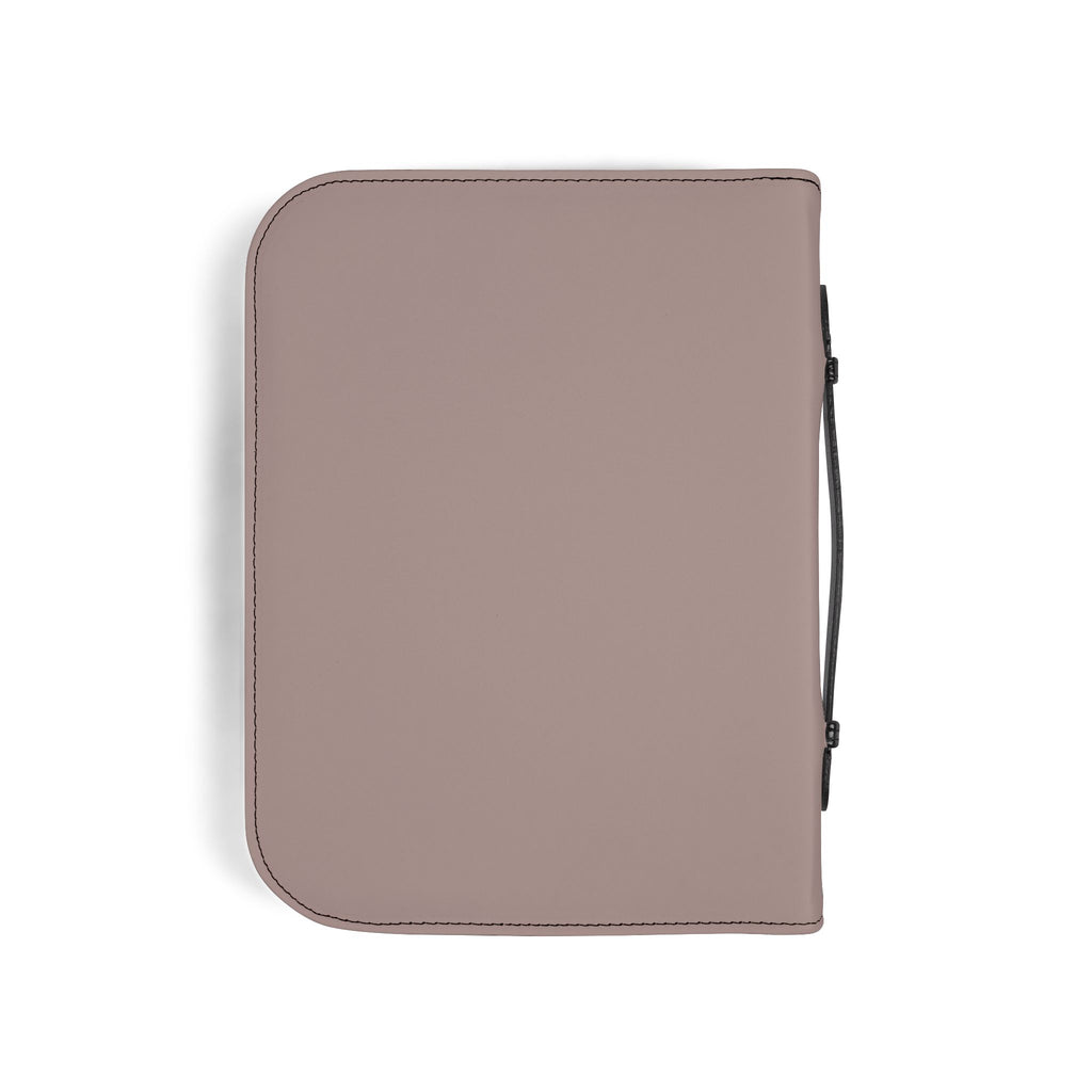 Minimalist Jesus Outline Bible Cover — Zippered Leatherette Bible Case for Women & Men