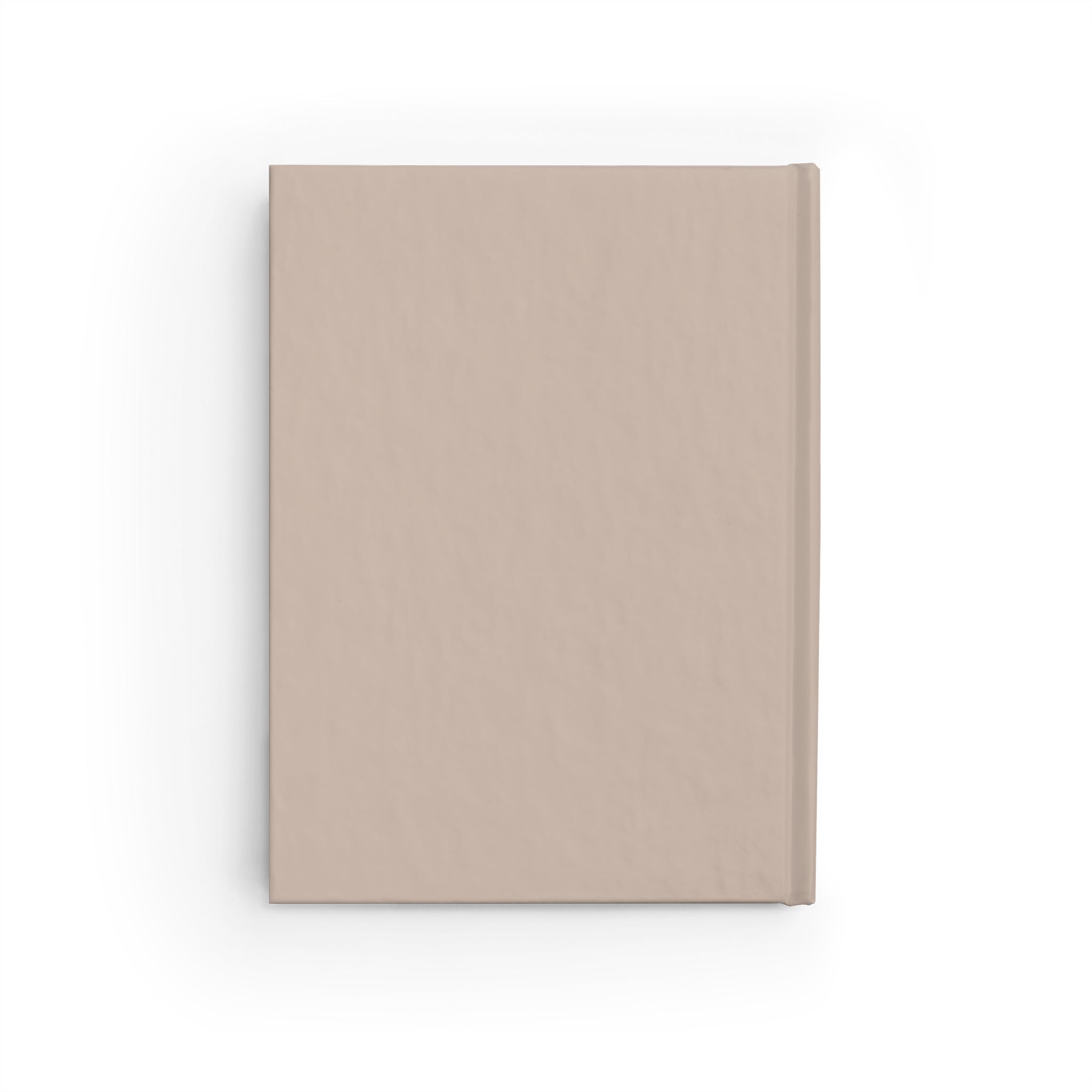 Hardcover Daisy Beige Ruled Journal — Floral Lined Notebook for Notes & Daily Planning