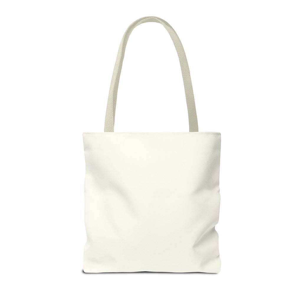Heaven Music Tote Bag - Retro Blue Graphic All-Over Print