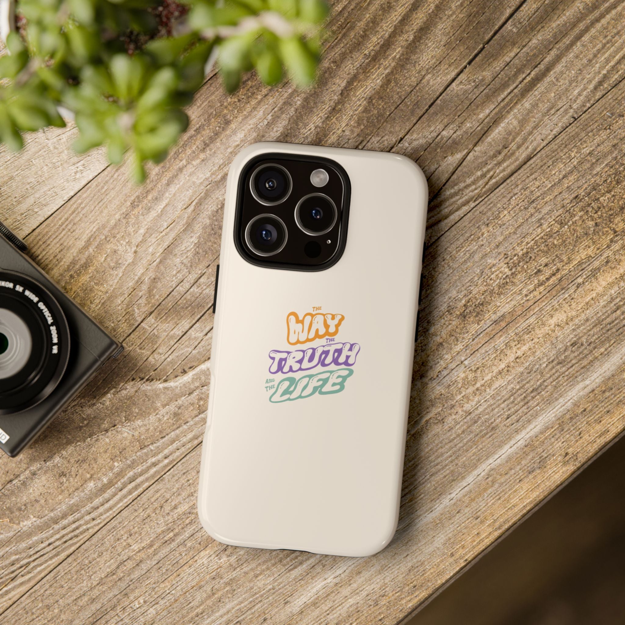 'Way,Truth,Life' Pastel Graphic Protective Tough Case
