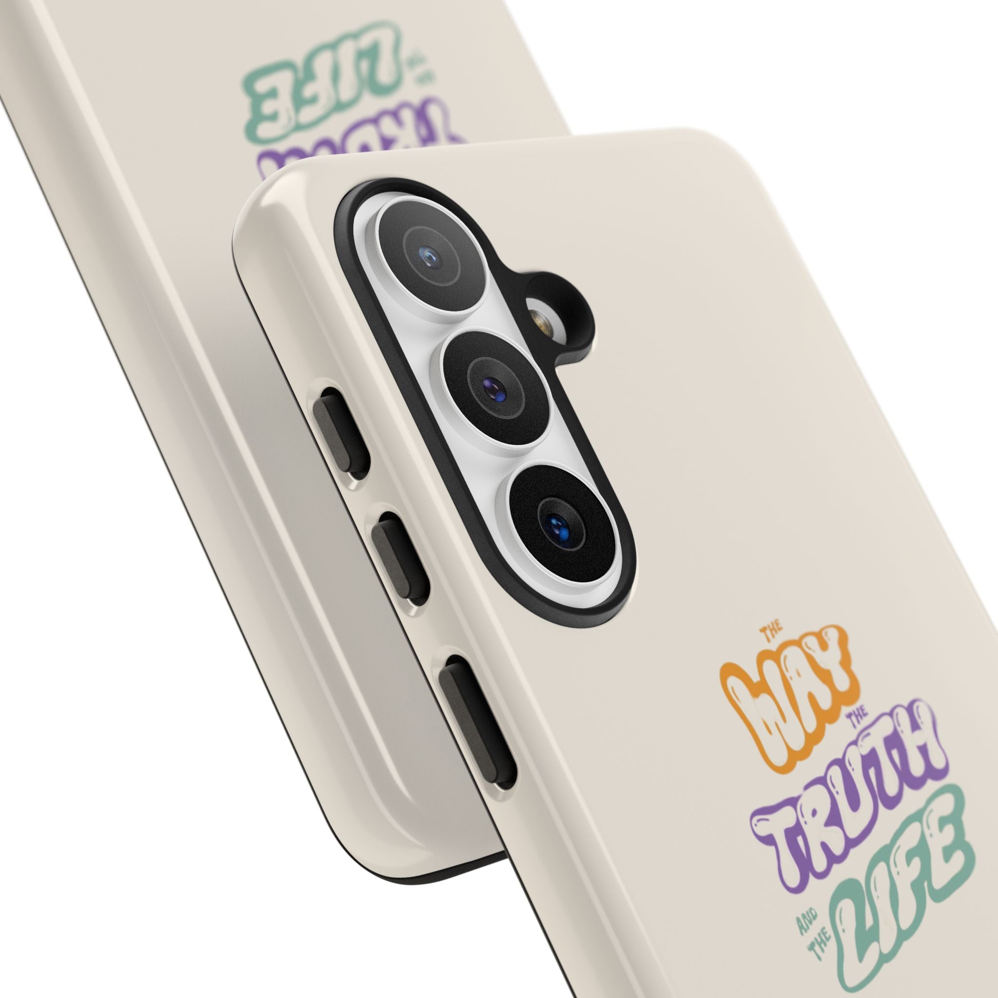 'Way,Truth,Life' Pastel Graphic Protective Tough Case
