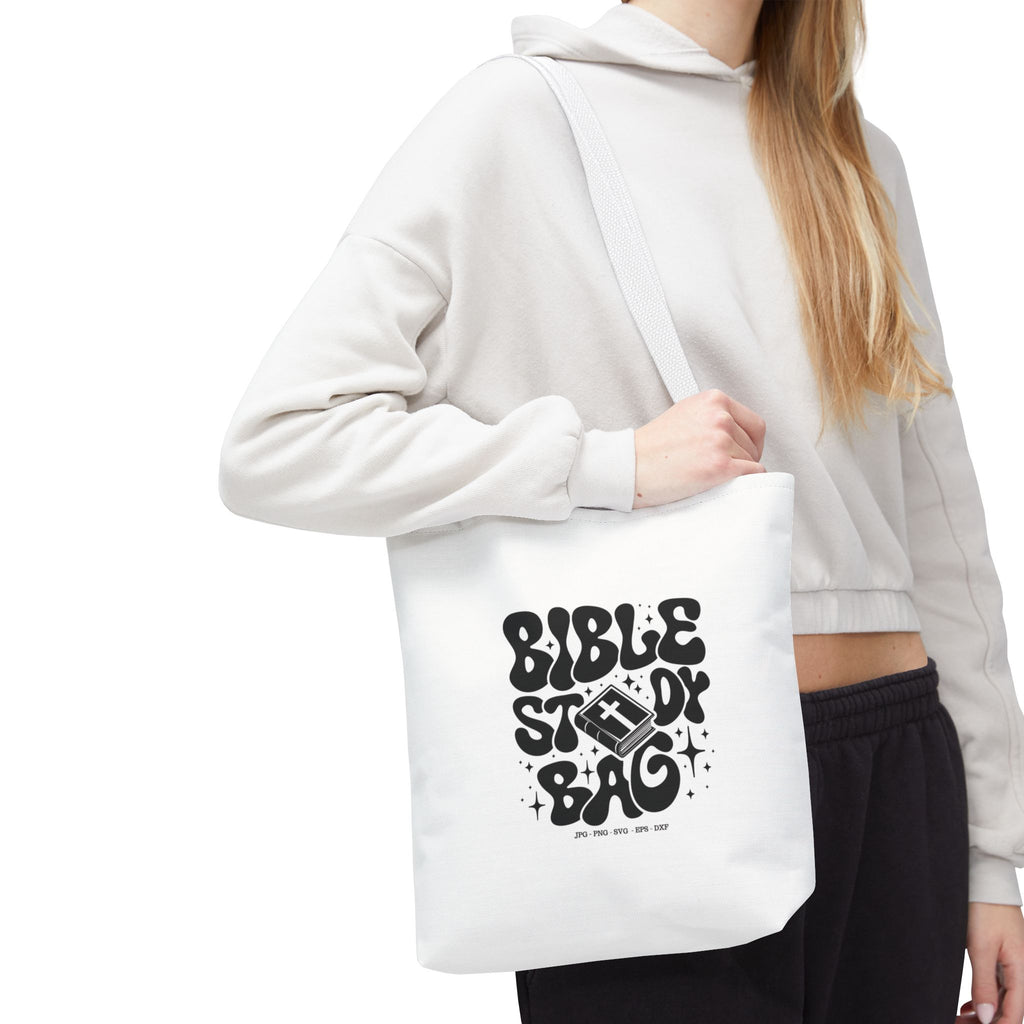 Bible Study Tote Bag – Faith-Inspired Scripture Carryall