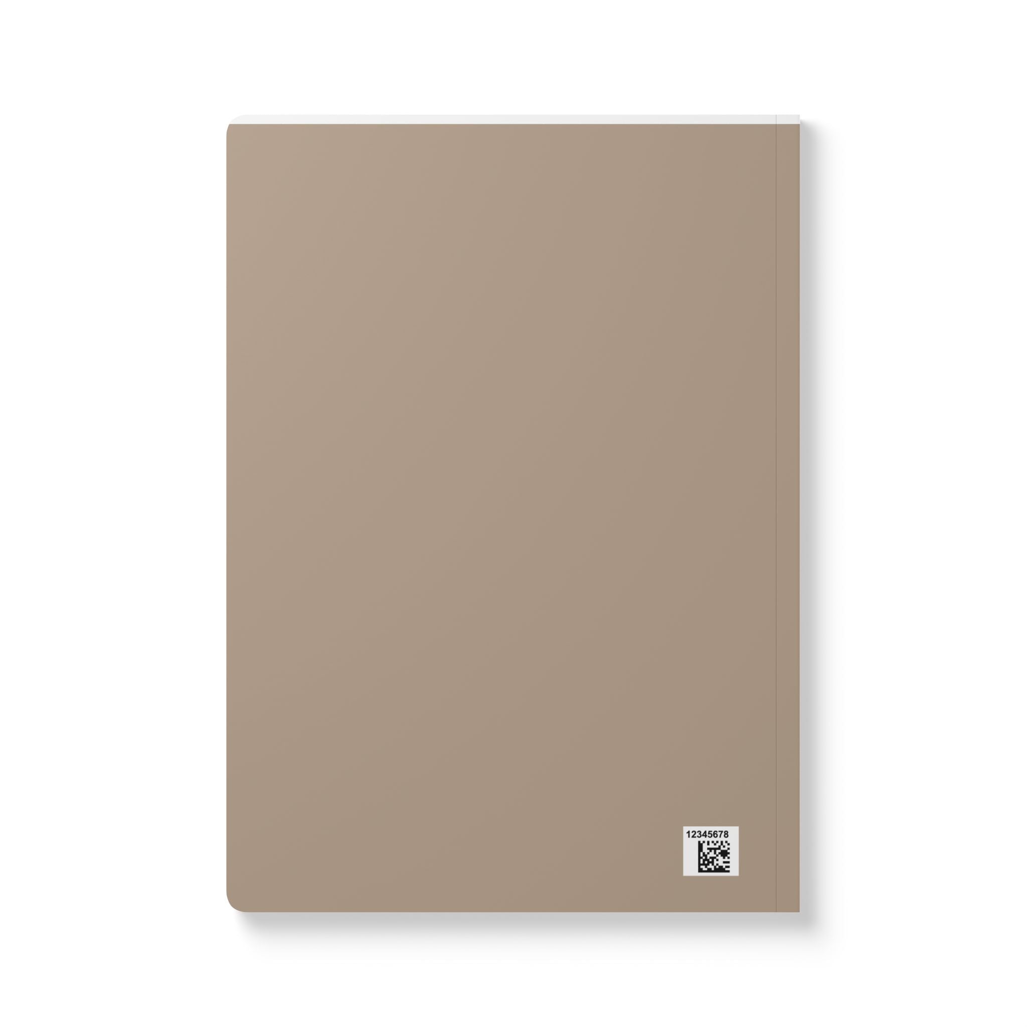 Floral Meadow Softcover Journal — Neutral Boho Daisy Notebook
