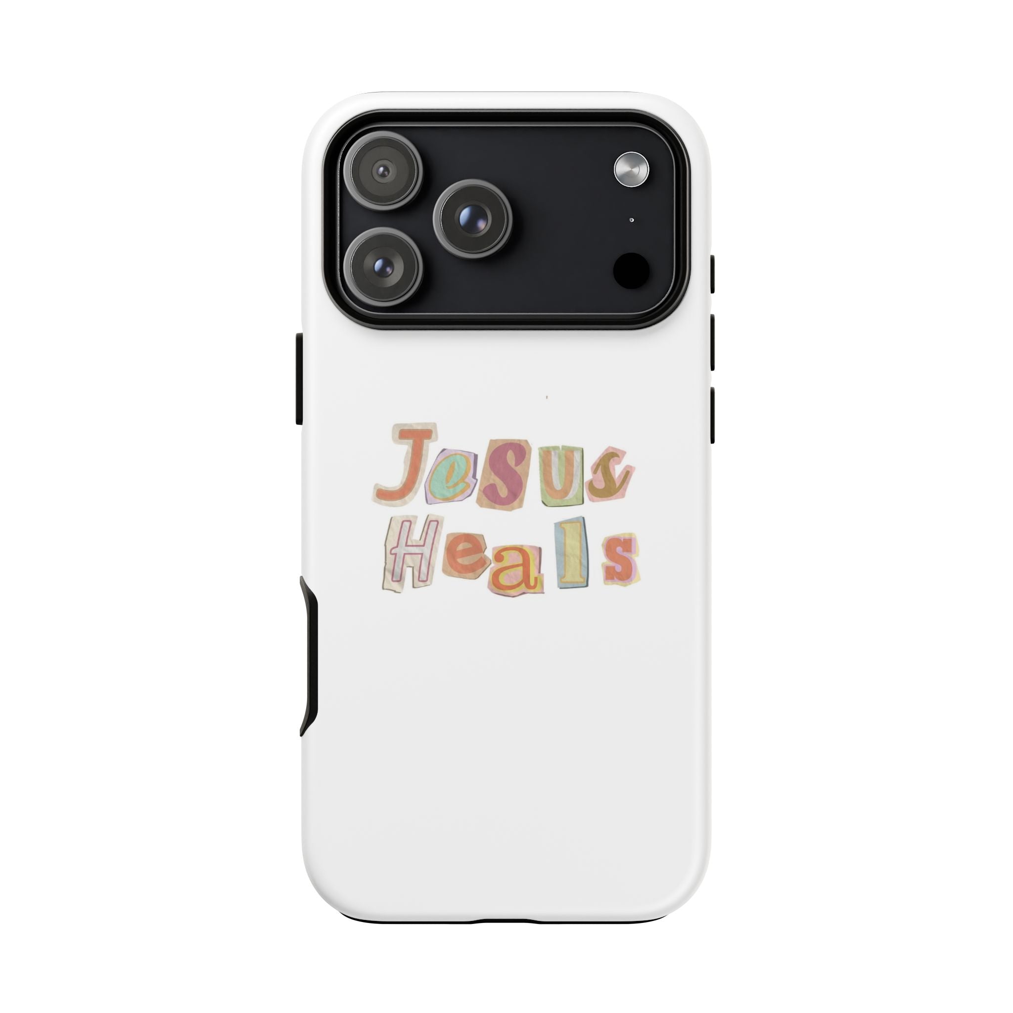 Jesus Heals Phone Case — Christian Faith Inspirational Tough Case