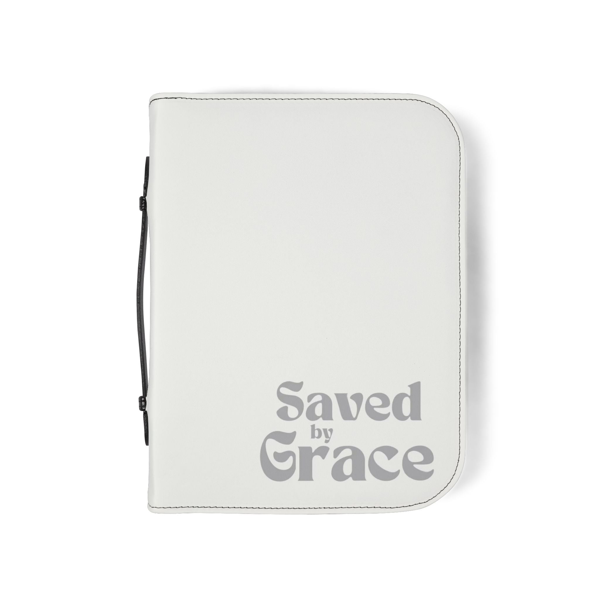 Bible Cover — "Saved by Grace" Zippered Bible Cover