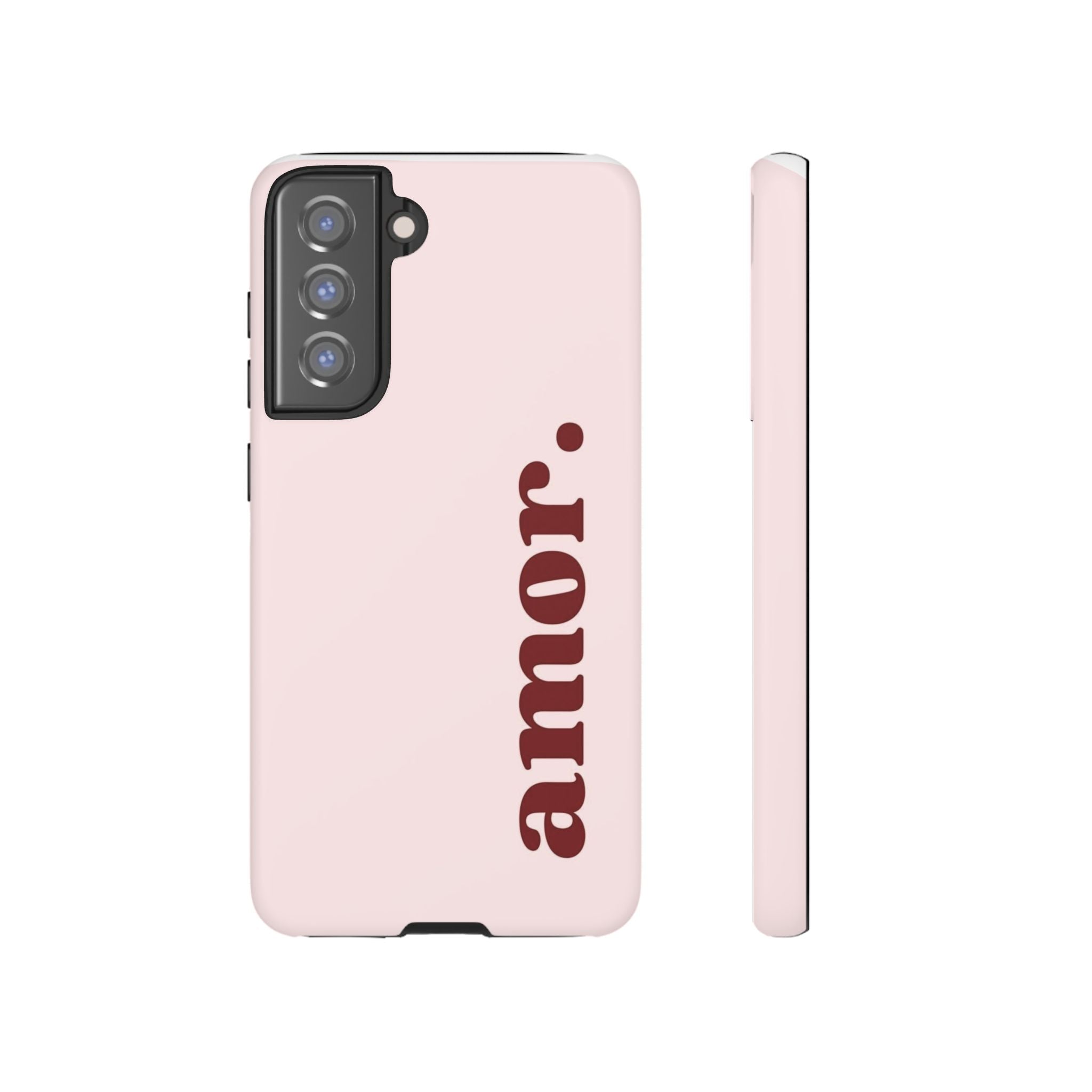 Amor Pink Tough Phone Case — Slim Protective Case