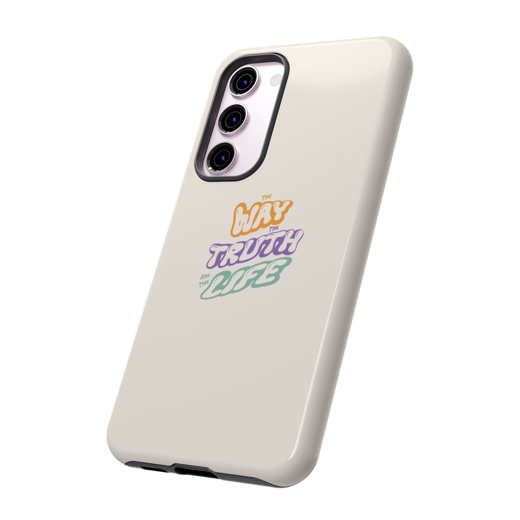 'Way,Truth,Life' Pastel Graphic Protective Tough Case