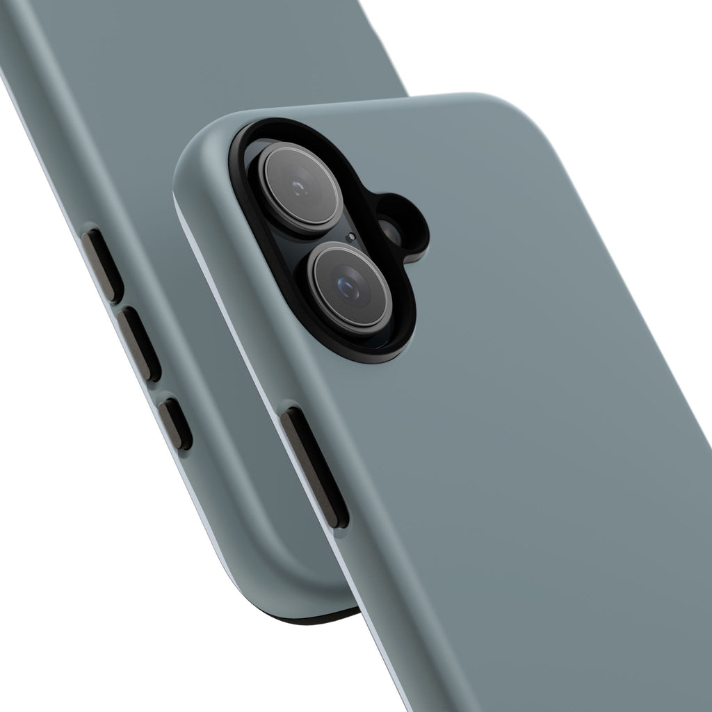 Tough iPhone Case - Blue/Grey Color