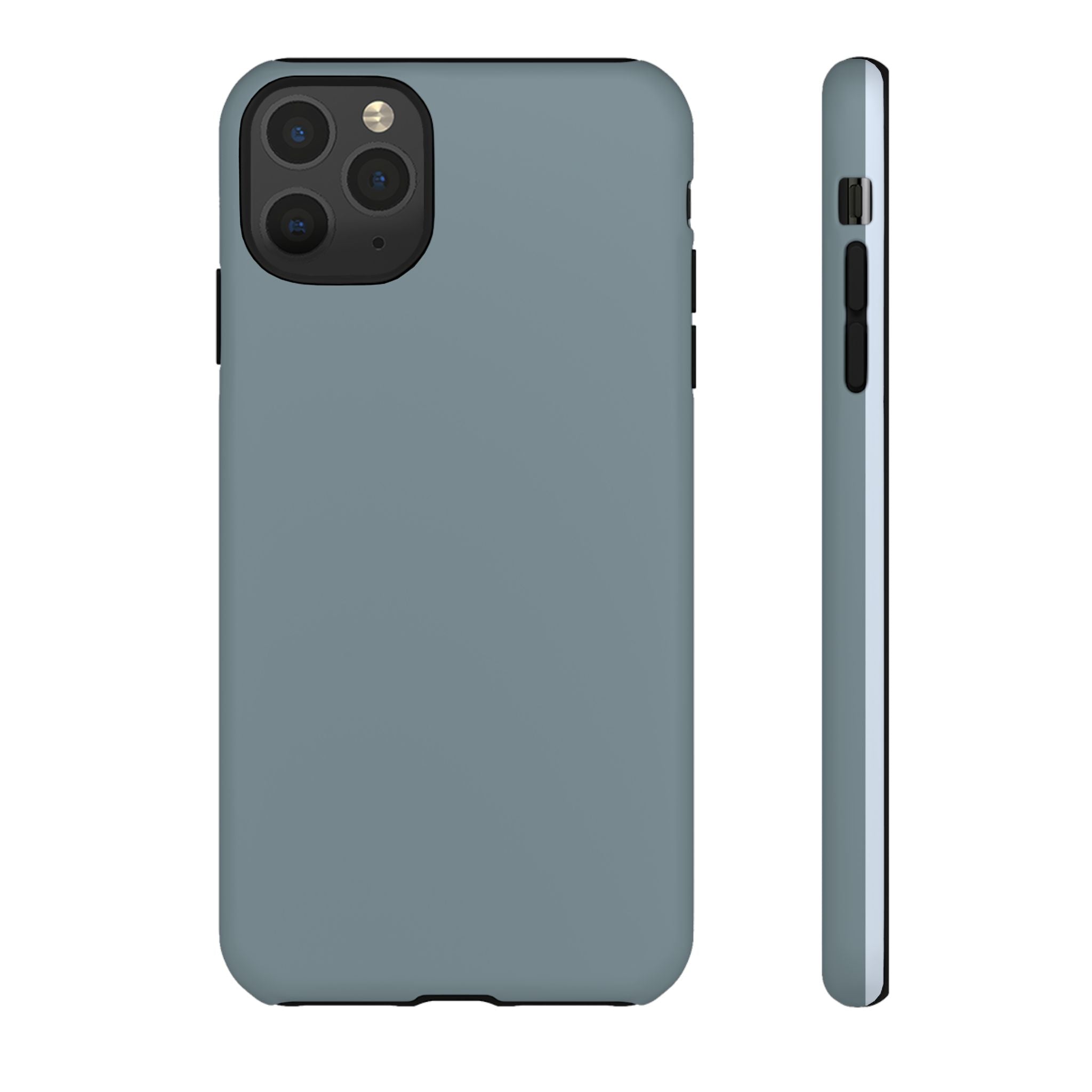 Tough iPhone Case - Blue/Grey Color