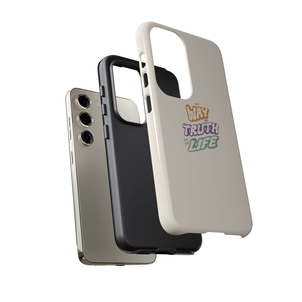 'Way,Truth,Life' Pastel Graphic Protective Tough Case