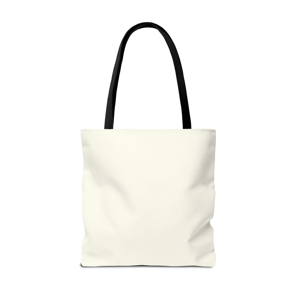 Heaven Music Tote Bag - Retro Blue Graphic All-Over Print
