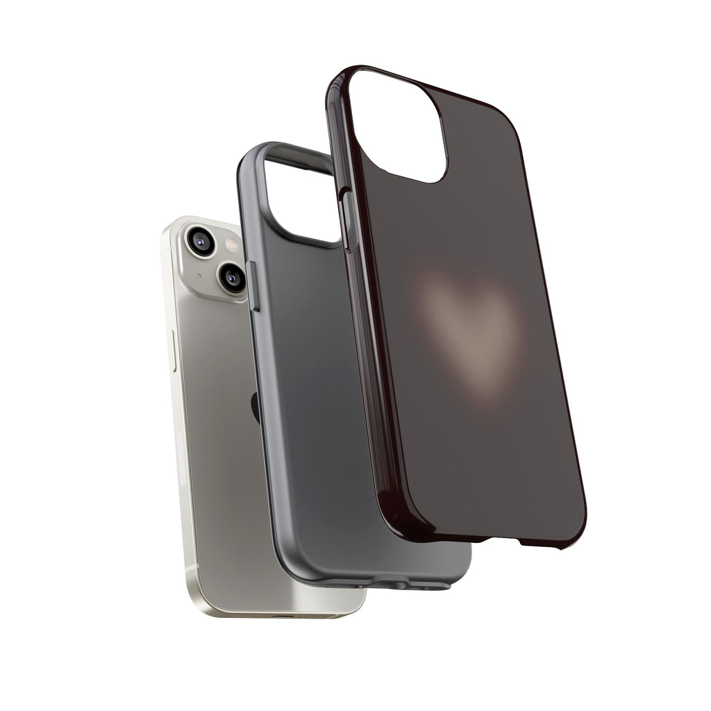 Tough Cases — Blurred Heart Protective iPhone Case