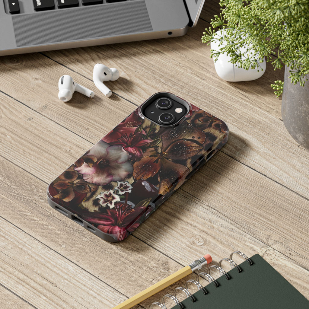 Floral Dark Luxe iPhone Case