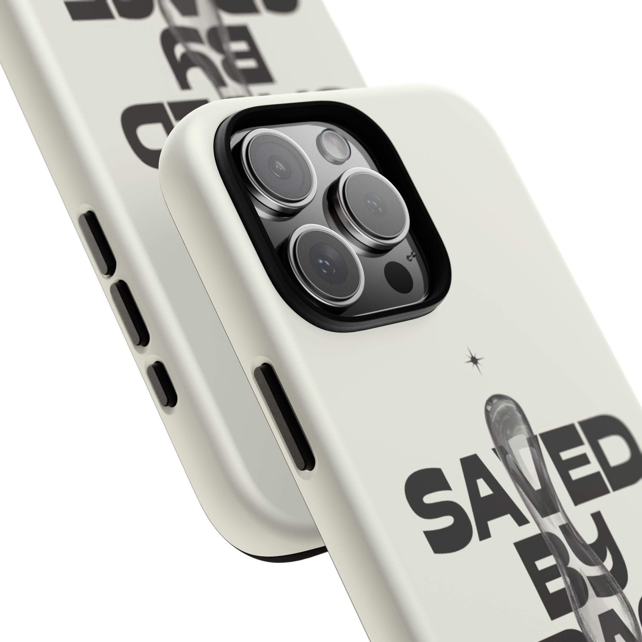 Saved By Grace Tough Phone Case — Christian Faith iPhone Cover