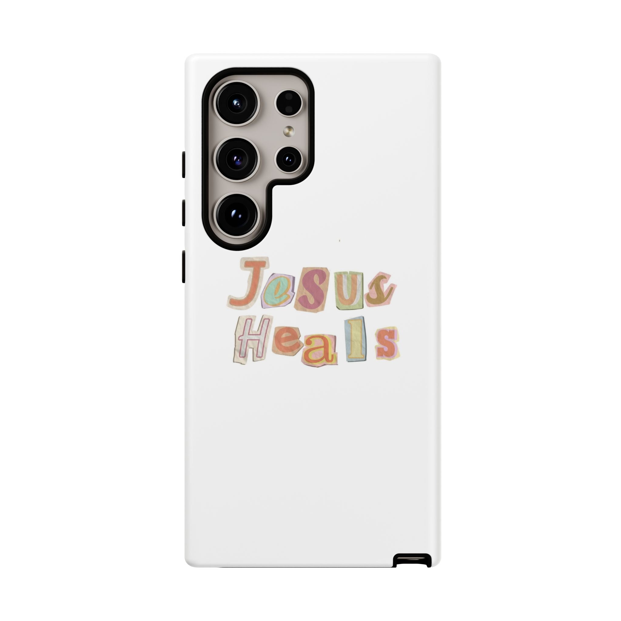 Jesus Heals Phone Case — Christian Faith Inspirational Tough Case