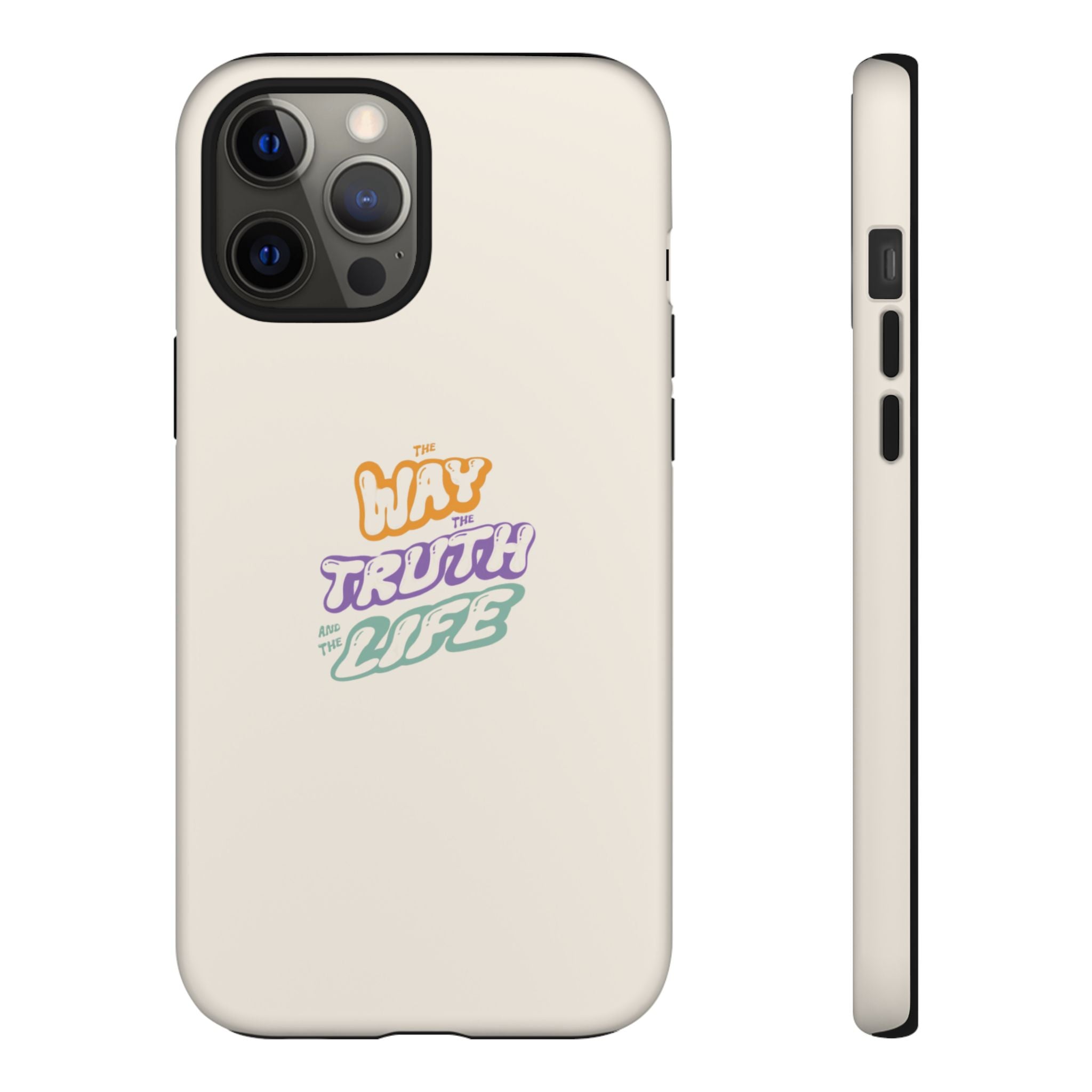 'Way,Truth,Life' Pastel Graphic Protective Tough Case