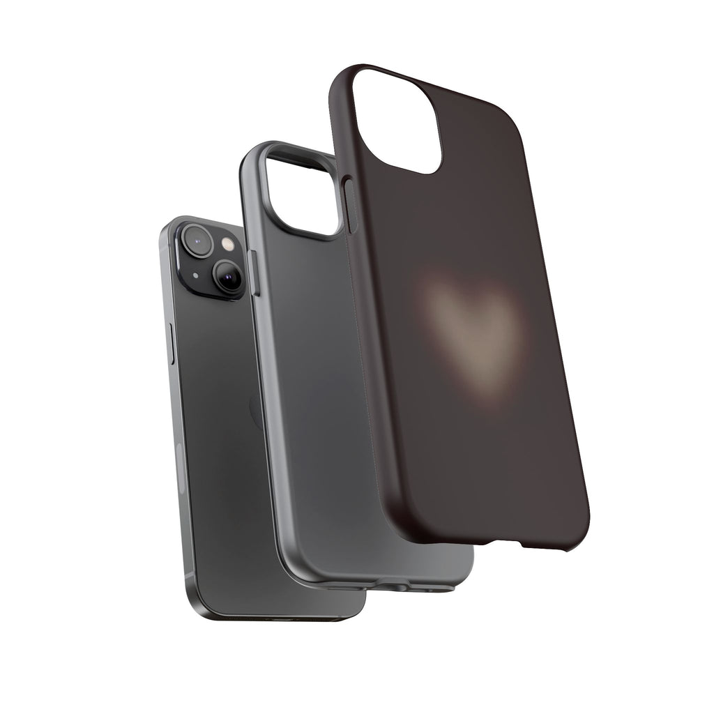 Tough Cases — Blurred Heart Protective iPhone Case