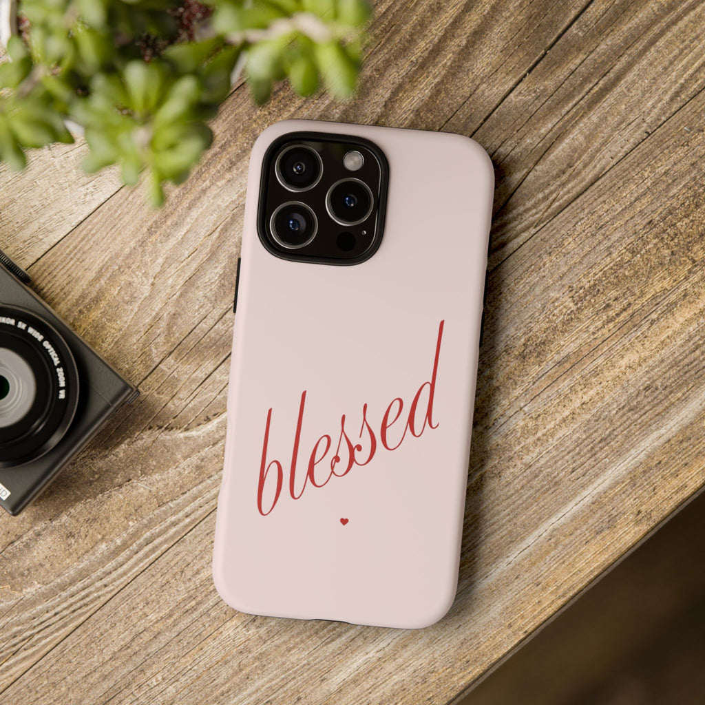 Blessed Pink Tough Phone Case
