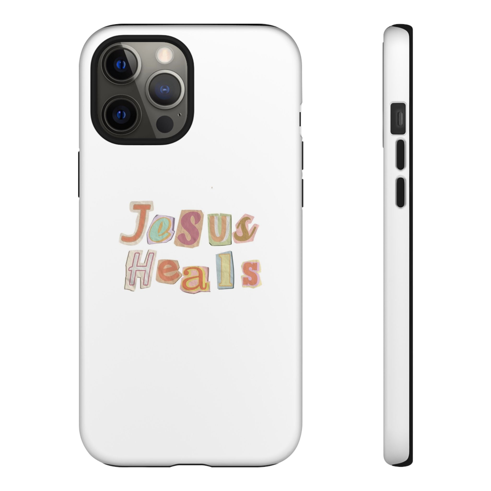 Jesus Heals Phone Case — Christian Faith Inspirational Tough Case